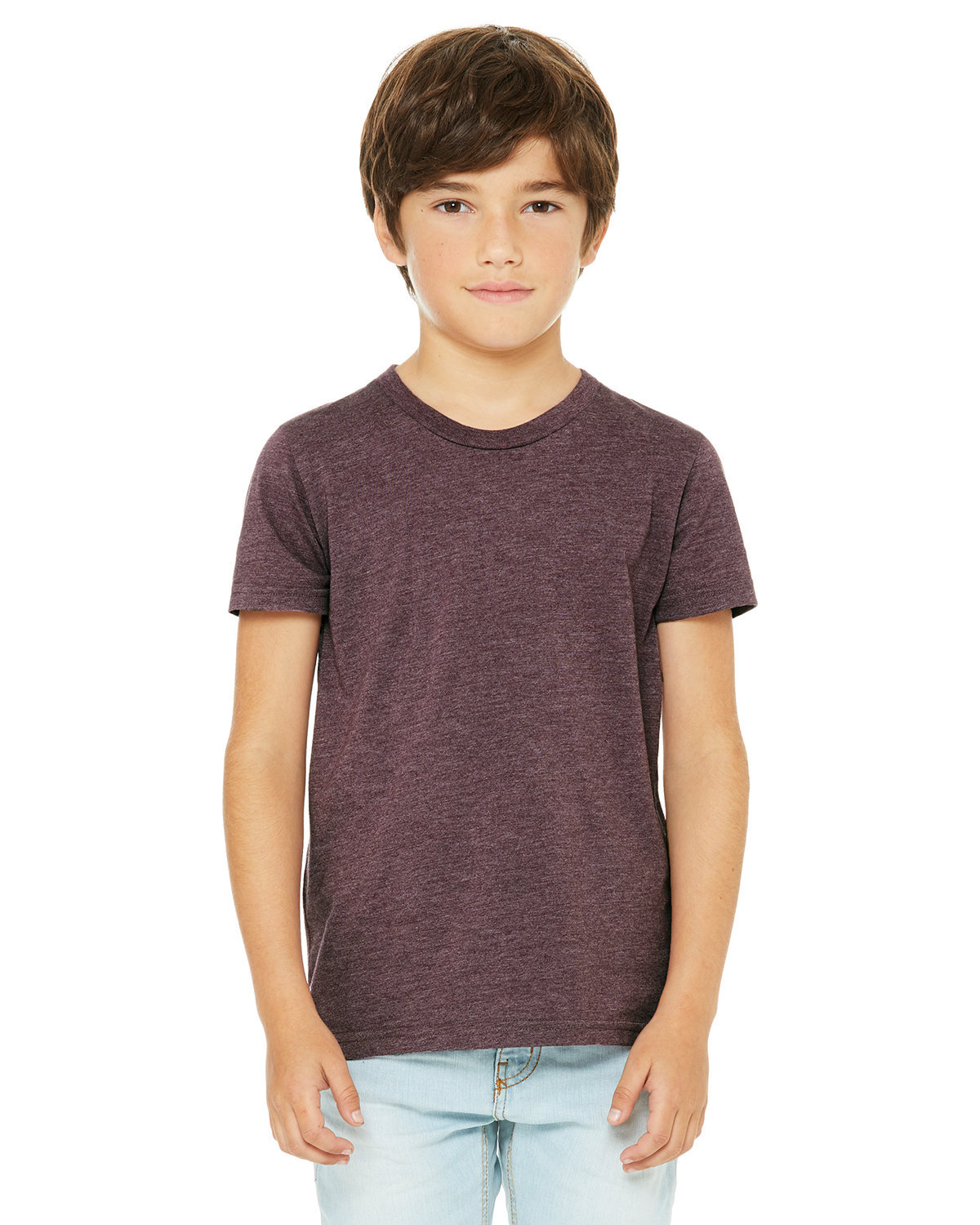 2 Pack Of Bella + Canvas 3001YCV Youth CVC Jersey T Shirt Stylish T-Shirt - Picture 9 of 36