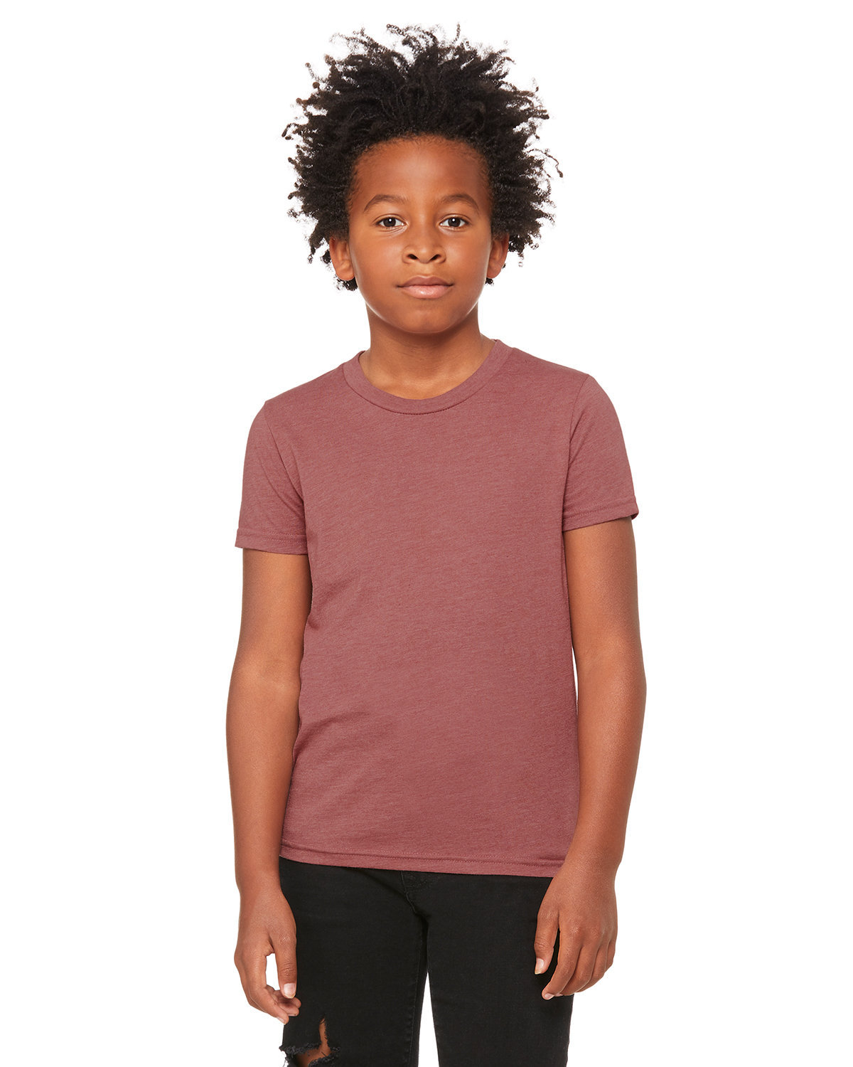 2 Pack Of Bella + Canvas 3001YCV Youth CVC Jersey T Shirt Stylish T-Shirt - Picture 10 of 36