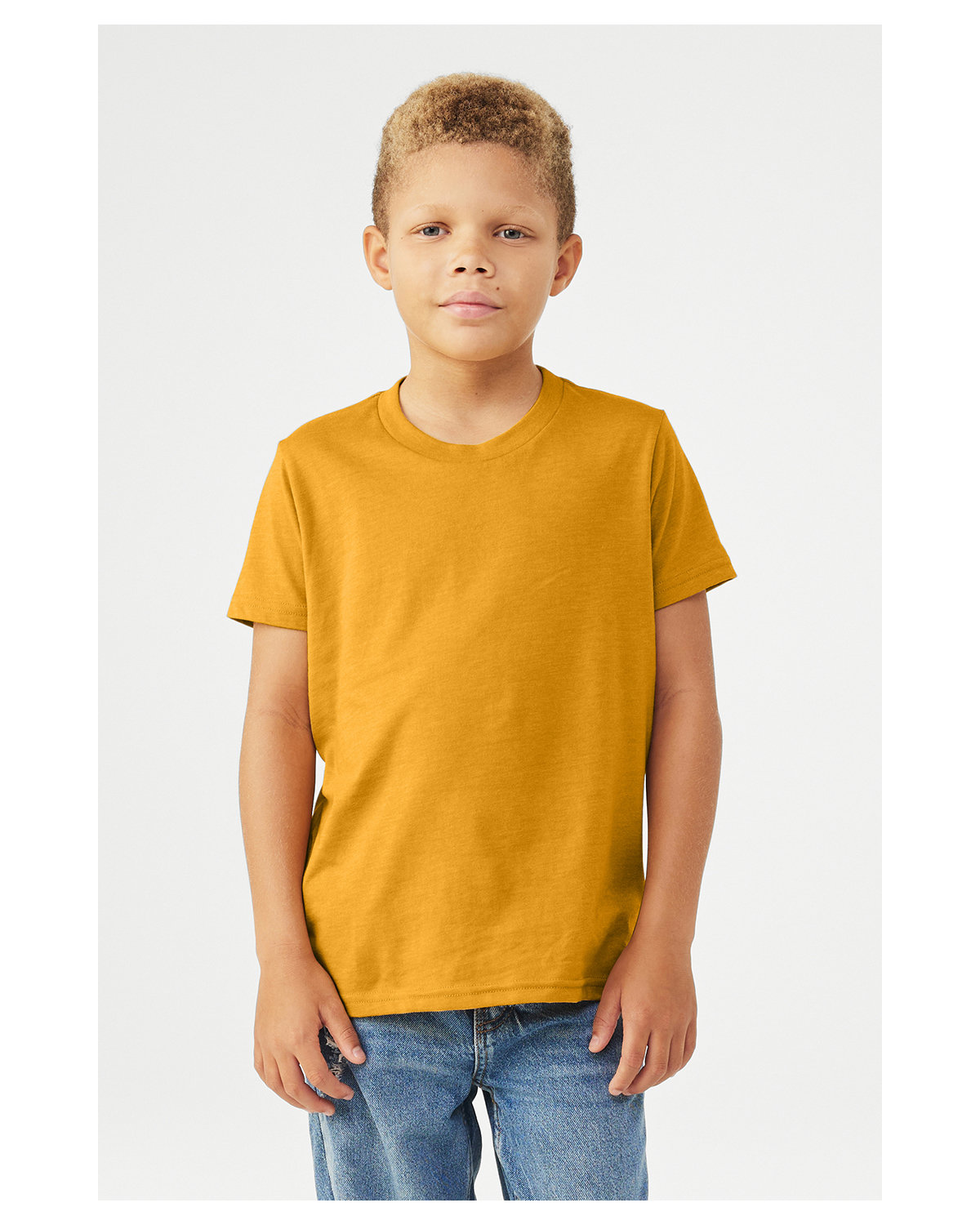 2 Pack Of Bella + Canvas 3001YCV Youth CVC Jersey T Shirt Stylish T-Shirt - Picture 12 of 36