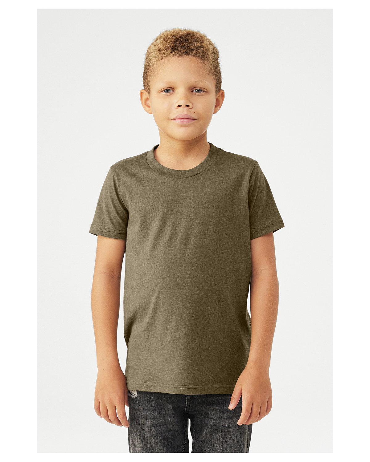 2 Pack Of Bella + Canvas 3001YCV Youth CVC Jersey T Shirt Stylish T-Shirt - Picture 15 of 36