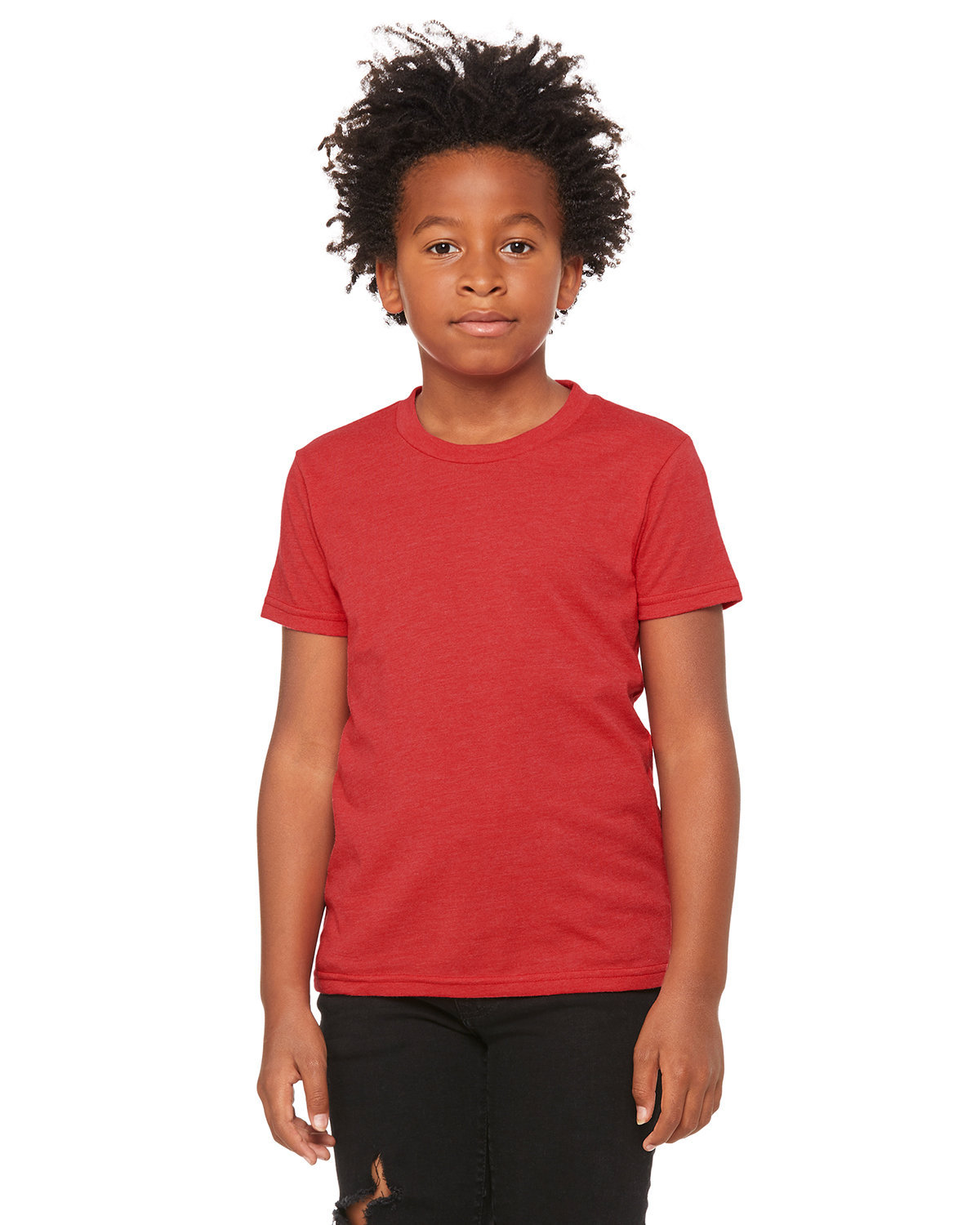 2 Pack Of Bella + Canvas 3001YCV Youth CVC Jersey T Shirt Stylish T-Shirt - Picture 18 of 36