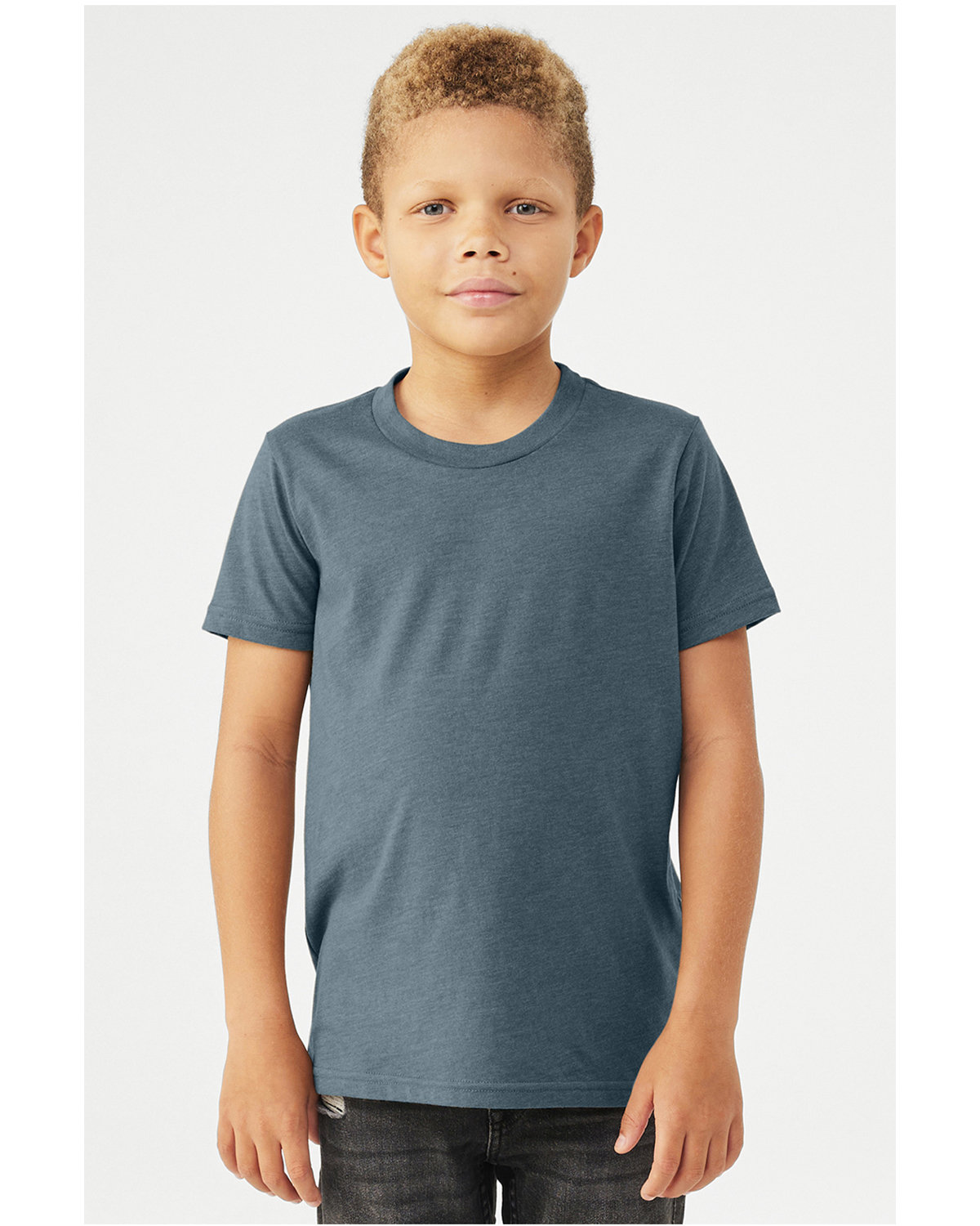 2 Pack Of Bella + Canvas 3001YCV Youth CVC Jersey T Shirt Stylish T-Shirt - Picture 19 of 36