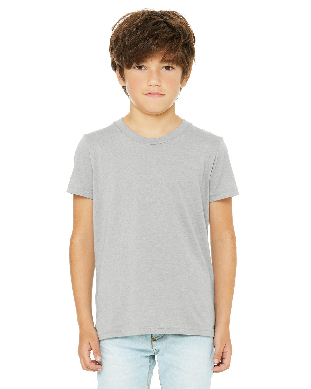 2 Pack Of Bella + Canvas 3001YCV Youth CVC Jersey T Shirt Stylish T-Shirt - Picture 20 of 36