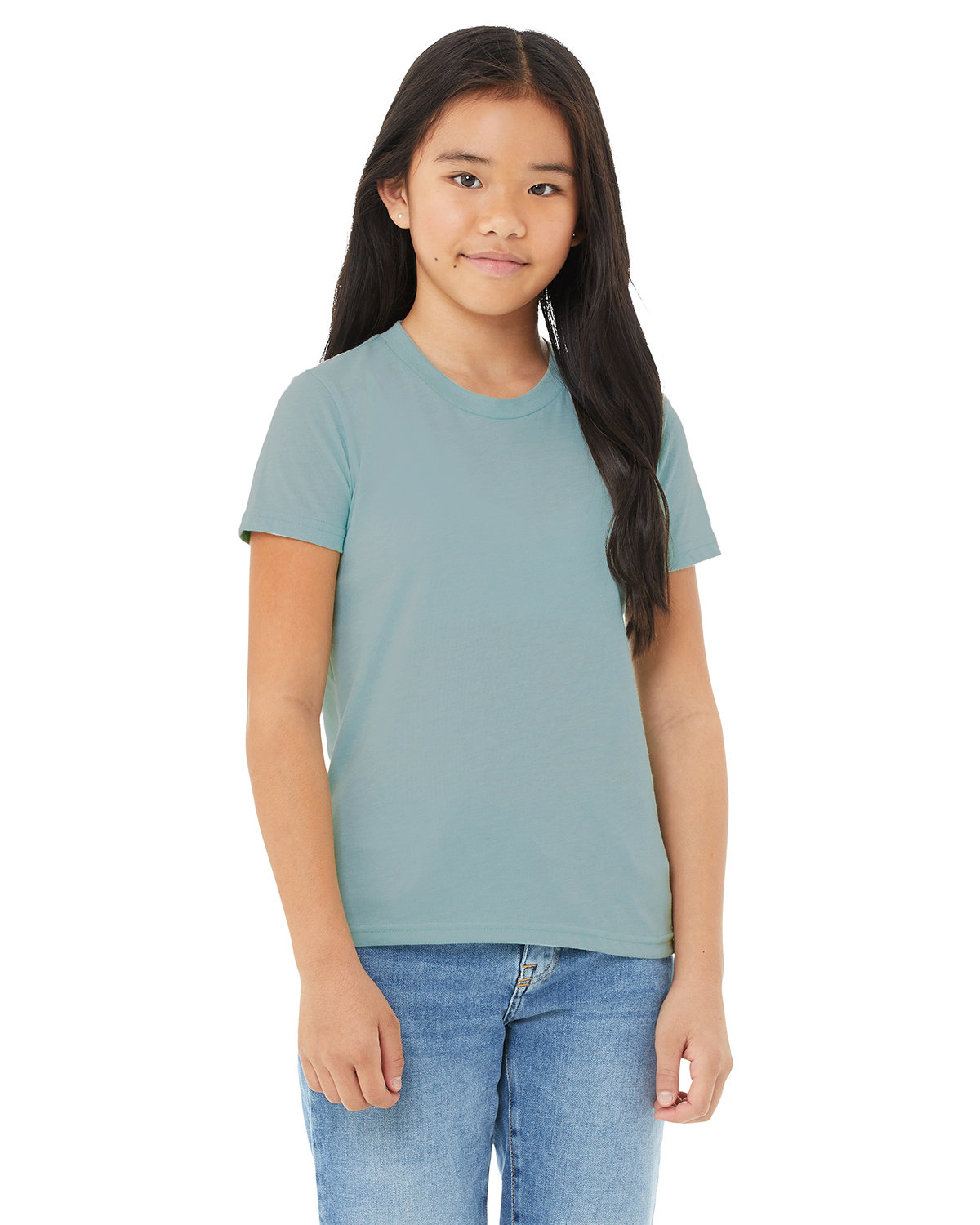 2 Pack Of Bella + Canvas 3001YCV Youth CVC Jersey T Shirt Stylish T-Shirt - Picture 23 of 36