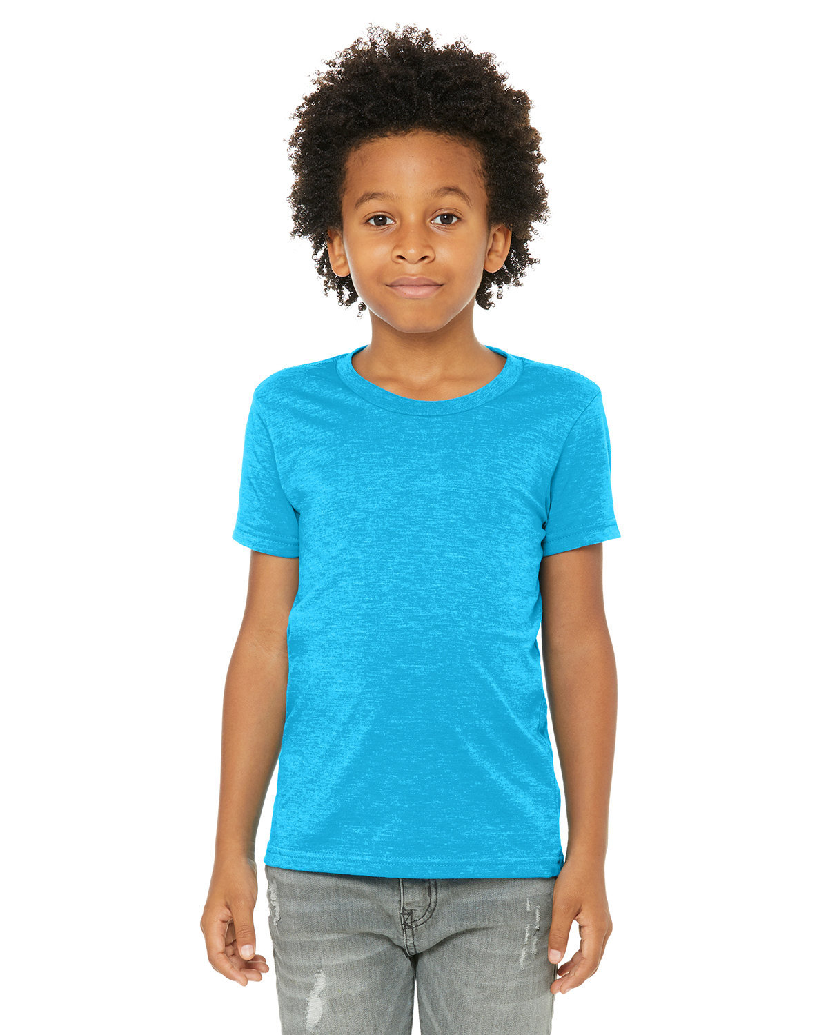 2 Pack Of Bella + Canvas 3001YCV Youth CVC Jersey T Shirt Stylish T-Shirt - Picture 31 of 36