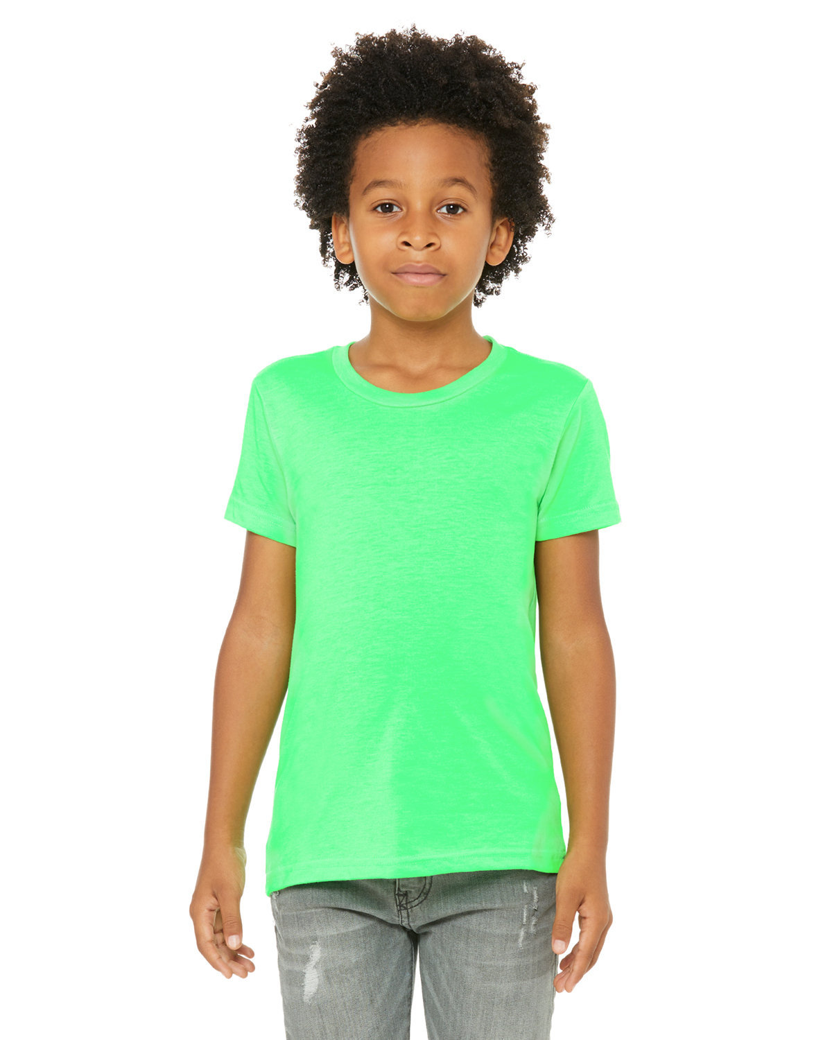 2 Pack Of Bella + Canvas 3001YCV Youth CVC Jersey T Shirt Stylish T-Shirt - Picture 32 of 36