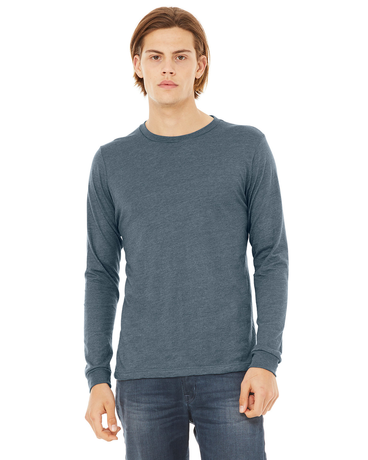 2 Pack Of Bella + Canvas 3501CVC Unisex CVC Jersey Long Sleeve T-Shirt - Picture 19 of 32