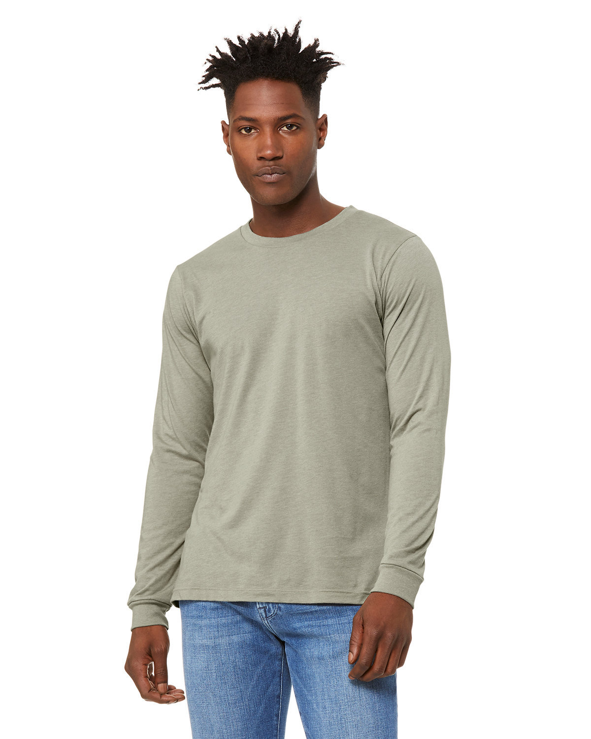 2 Pack Of Bella + Canvas 3501CVC Unisex CVC Jersey Long Sleeve T-Shirt - Picture 20 of 32