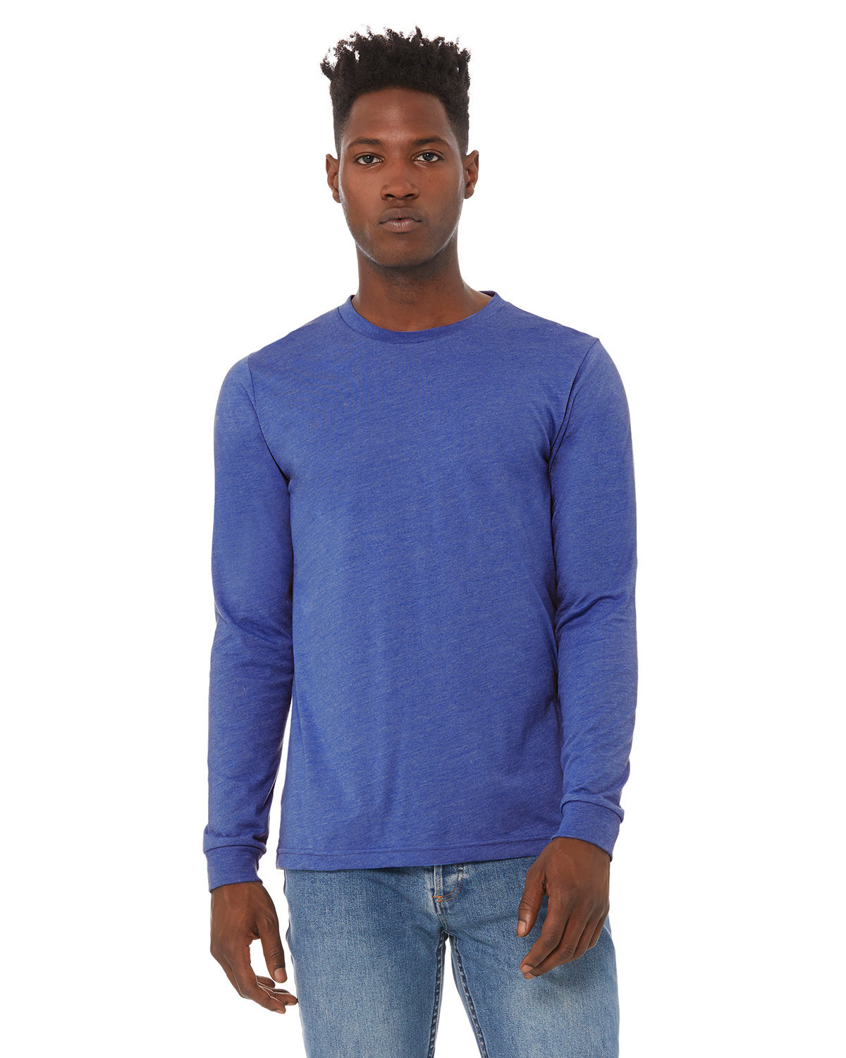 2 Pack Of Bella + Canvas 3501CVC Unisex CVC Jersey Long Sleeve T-Shirt - Picture 21 of 32