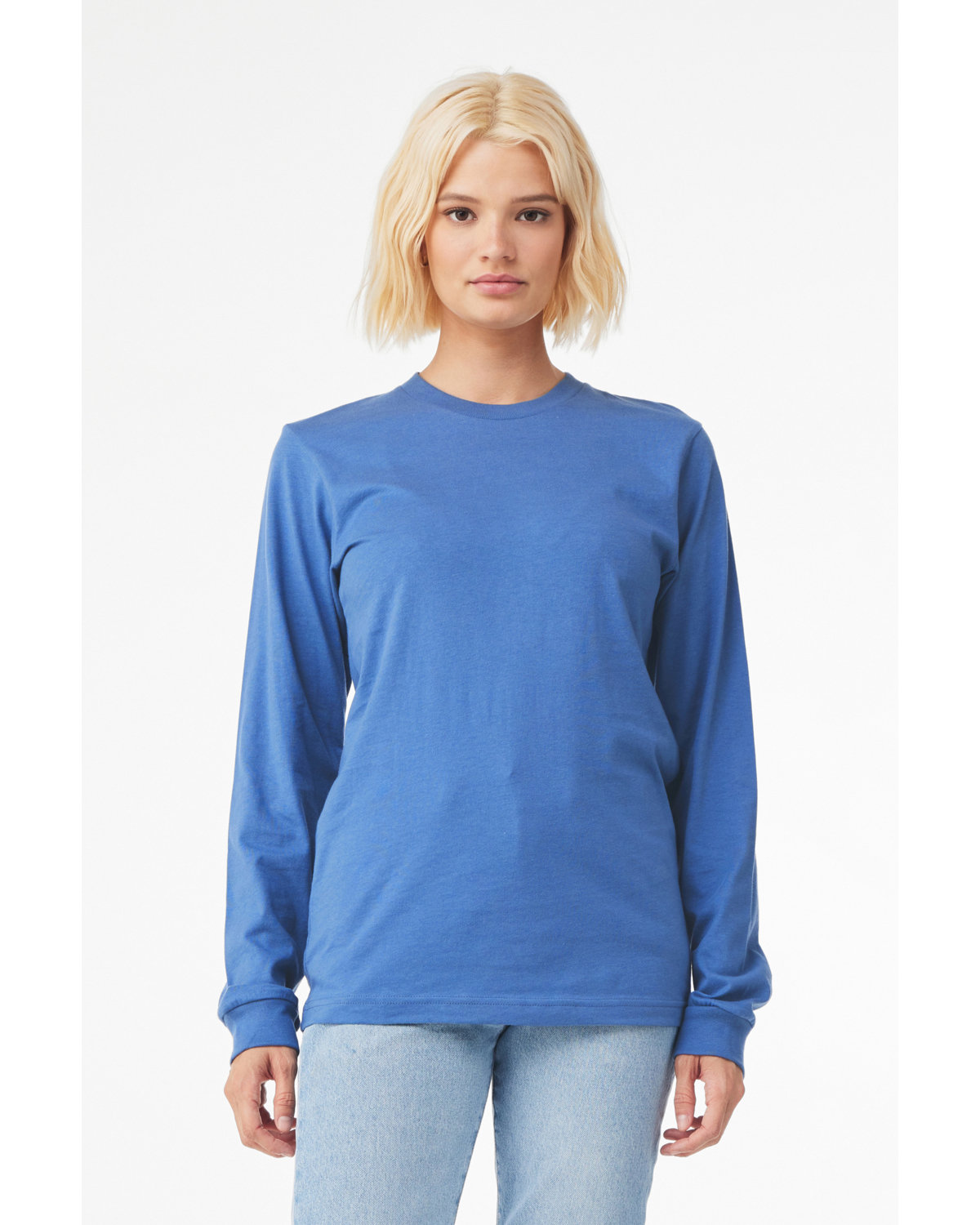 2 Pack Of Bella + Canvas 3501CVC Unisex CVC Jersey Long Sleeve T-Shirt - Picture 24 of 32