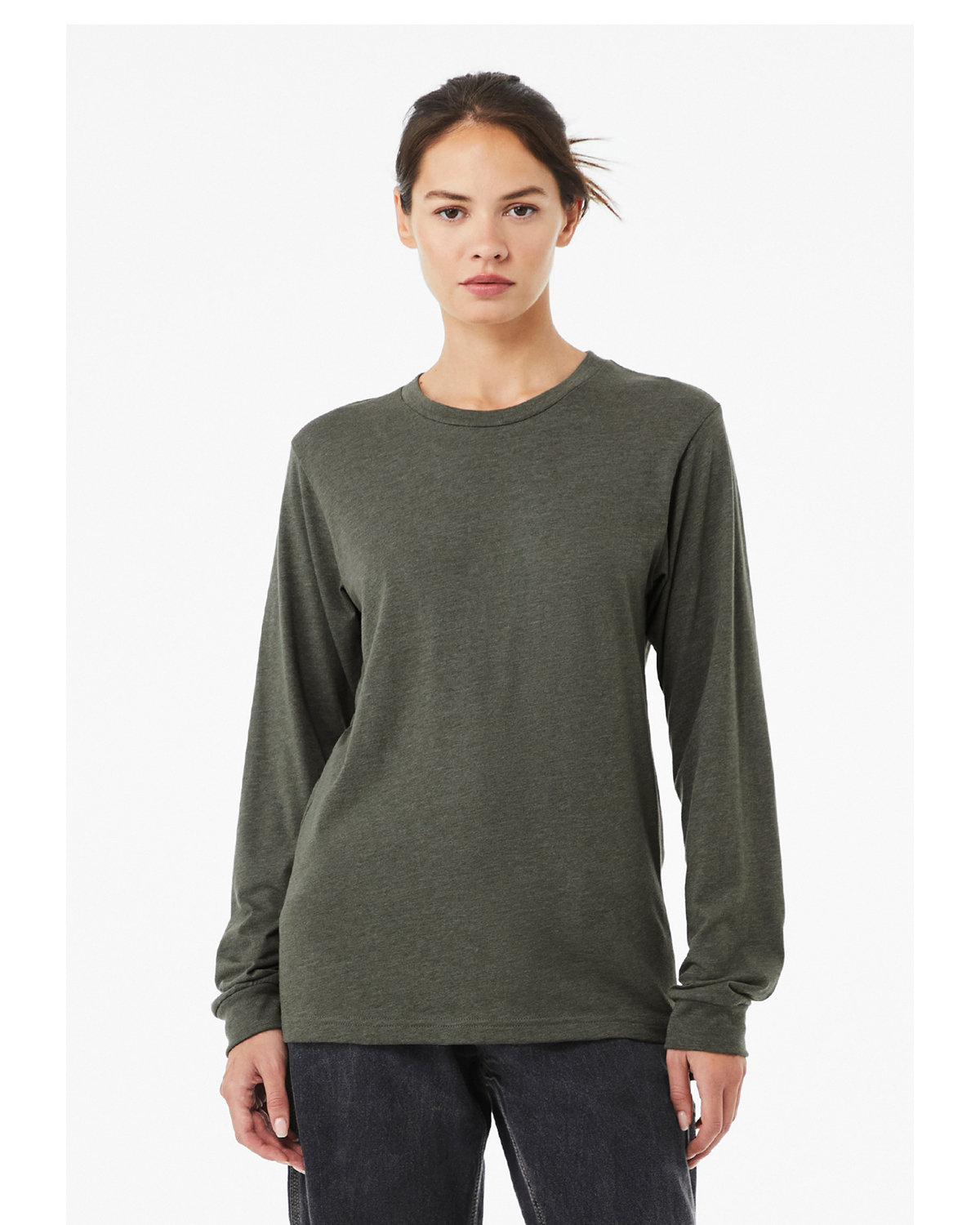 2 Pack Of Bella + Canvas 3501CVC Unisex CVC Jersey Long Sleeve T-Shirt - Picture 28 of 32