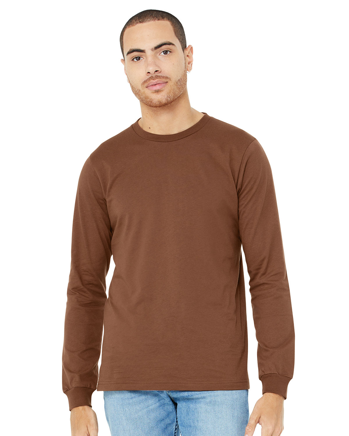 5 Pack Of Bella + Canvas 3501 Unisex Jersey T Shirt Long Sleeve Top T-Shirt - Picture 12 of 47