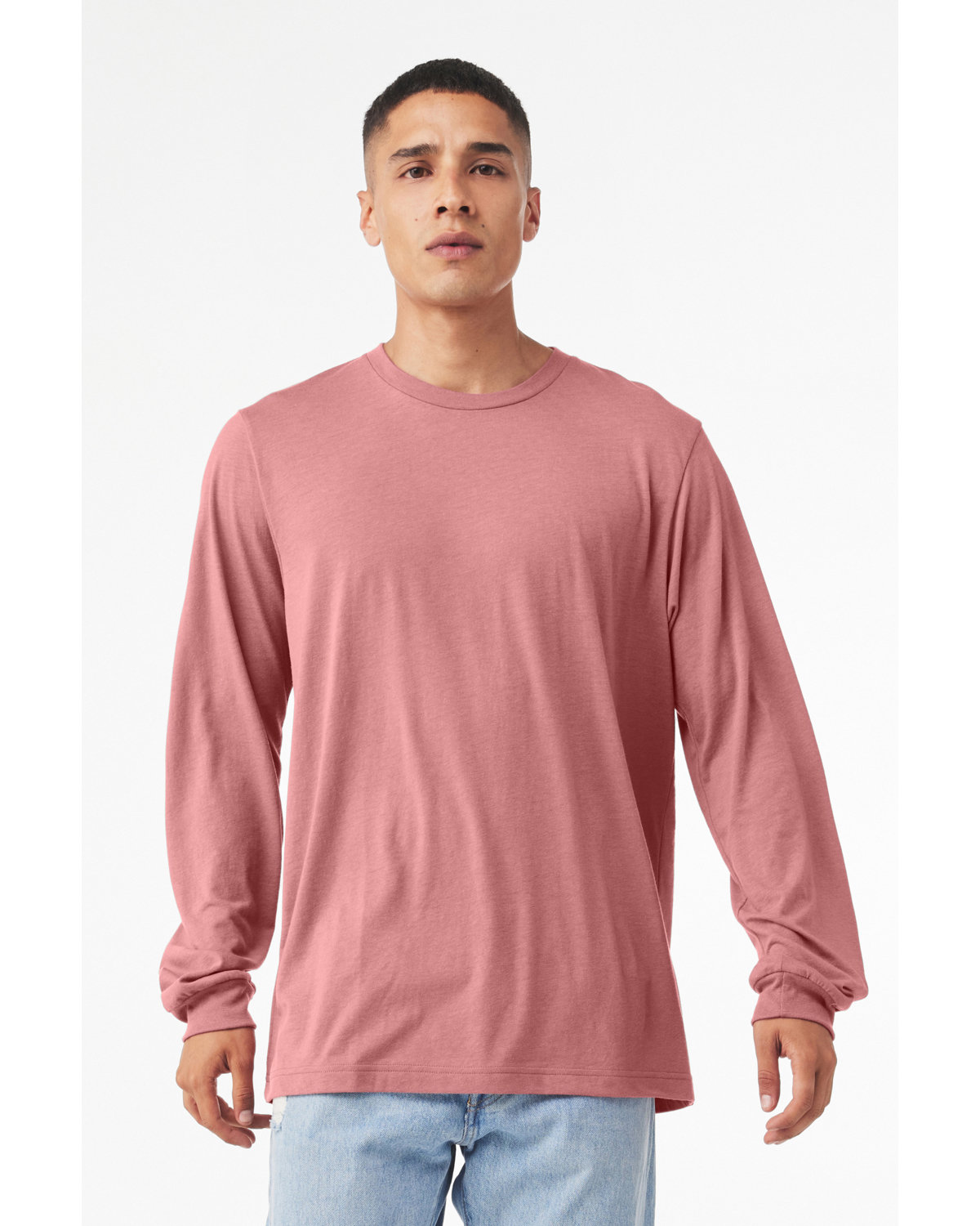 Bella + Canvas 3513 Unisex Retail Fit Triblend T Shirt Long Sleeve T-Shirt - Picture 11 of 20