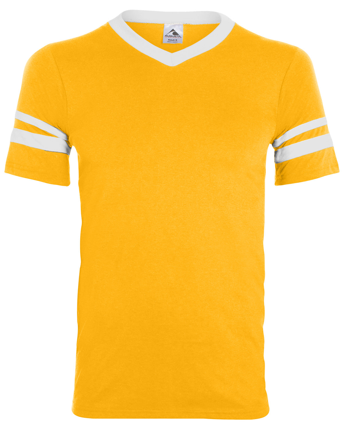 Augusta Sportswear 360 Adult V-Neck Collar T Shirt Sleeve Stripe Jersey T-Shirt - Picture 8 of 33