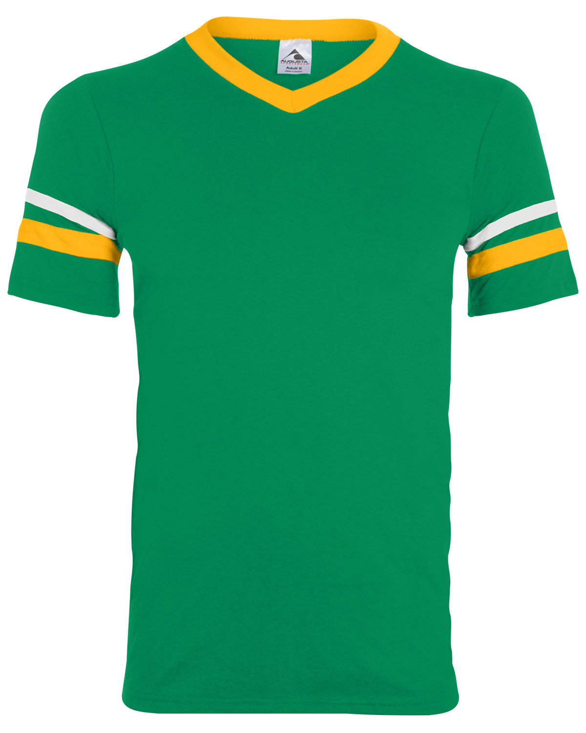 Augusta Sportswear 360 Adult V-Neck Collar T Shirt Sleeve Stripe Jersey T-Shirt - Picture 12 of 33