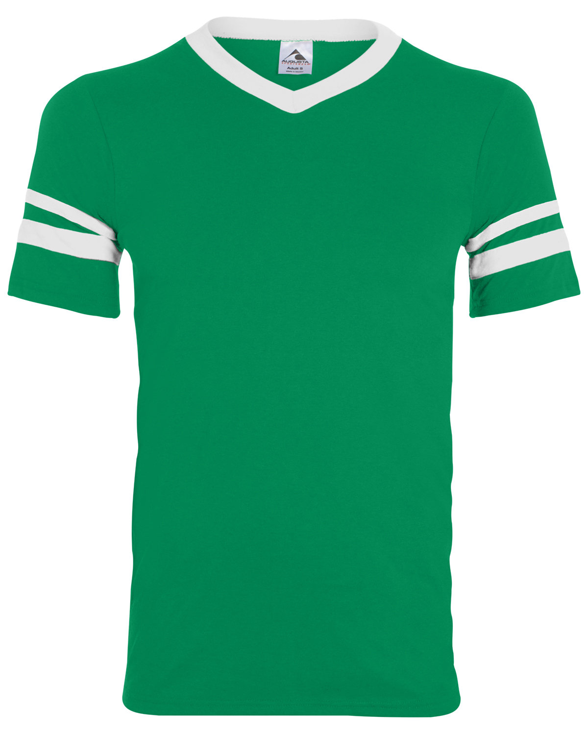 Augusta Sportswear 360 Adult V-Neck Collar T Shirt Sleeve Stripe Jersey T-Shirt - Picture 13 of 33