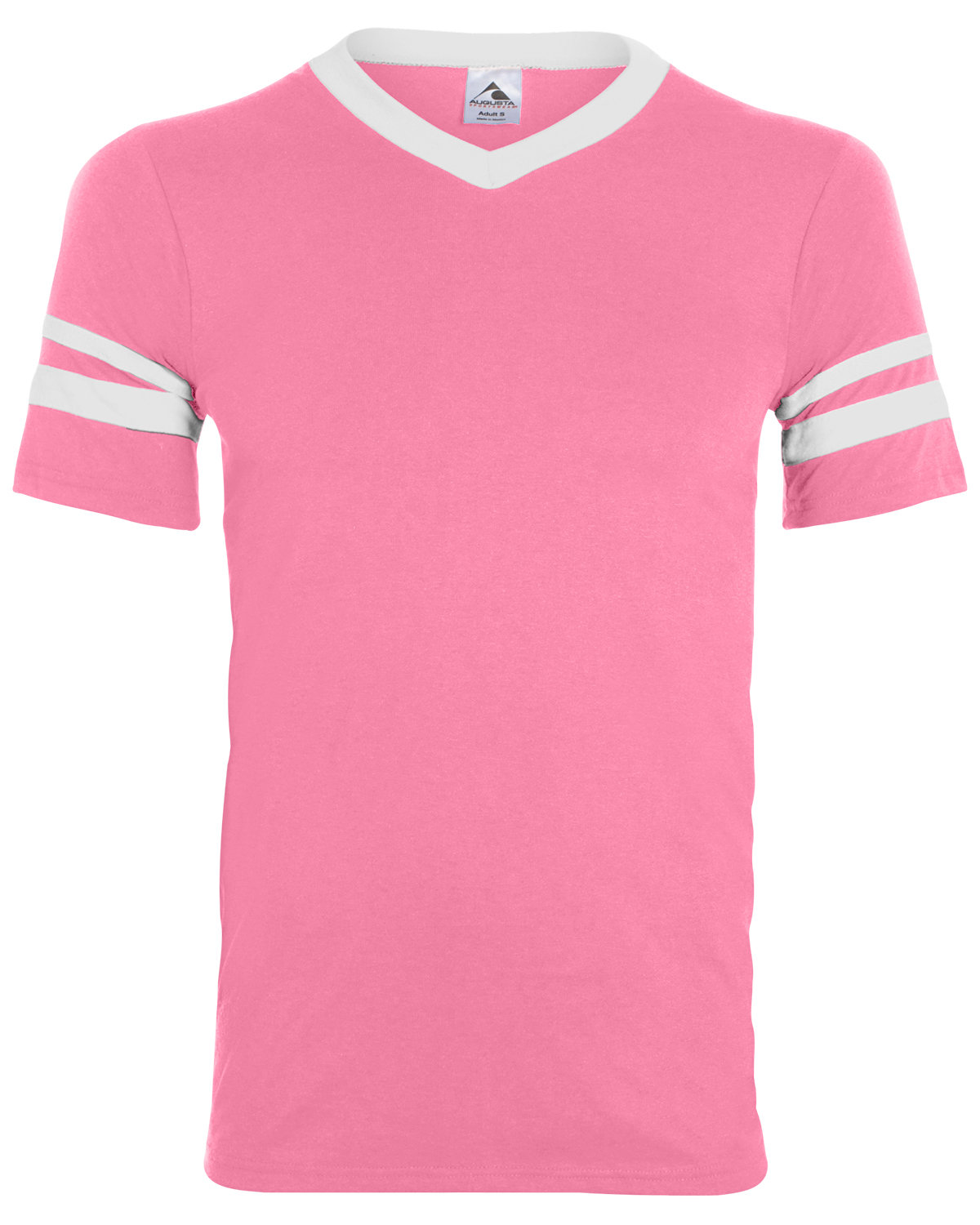 Augusta Sportswear 360 Adult V-Neck Collar T Shirt Sleeve Stripe Jersey T-Shirt - Picture 23 of 33