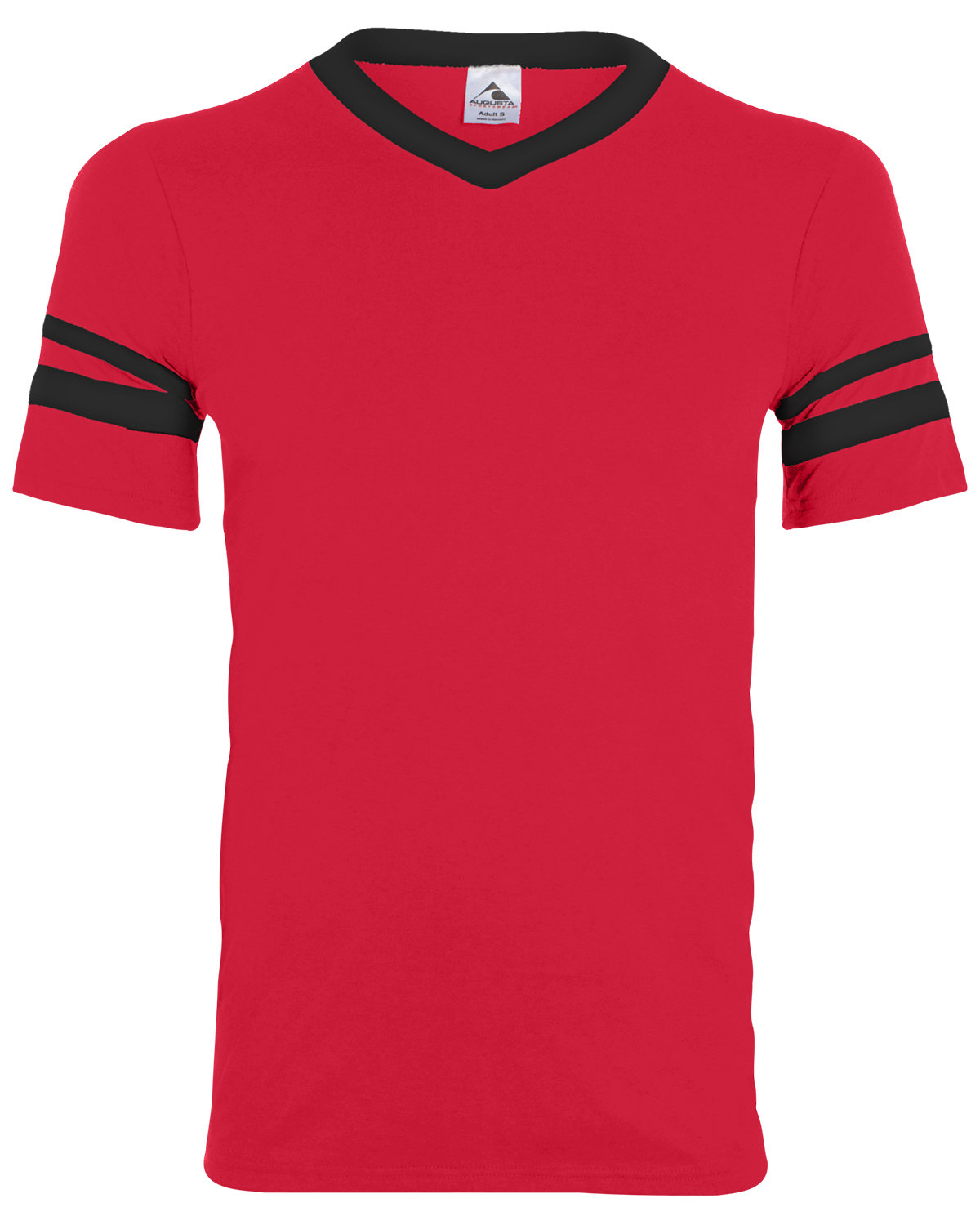 Augusta Sportswear 360 Adult V-Neck Collar T Shirt Sleeve Stripe Jersey T-Shirt - Picture 27 of 33