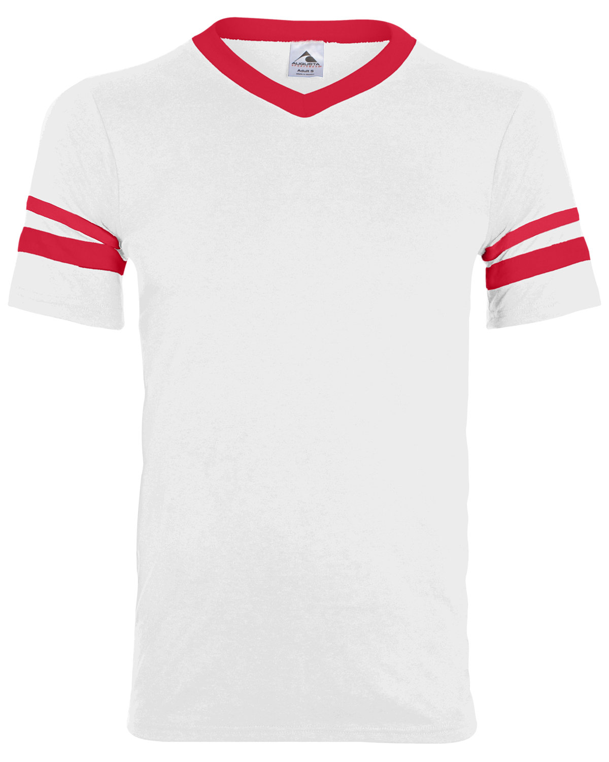Augusta Sportswear 360 Adult V-Neck Collar T Shirt Sleeve Stripe Jersey T-Shirt - Picture 33 of 33