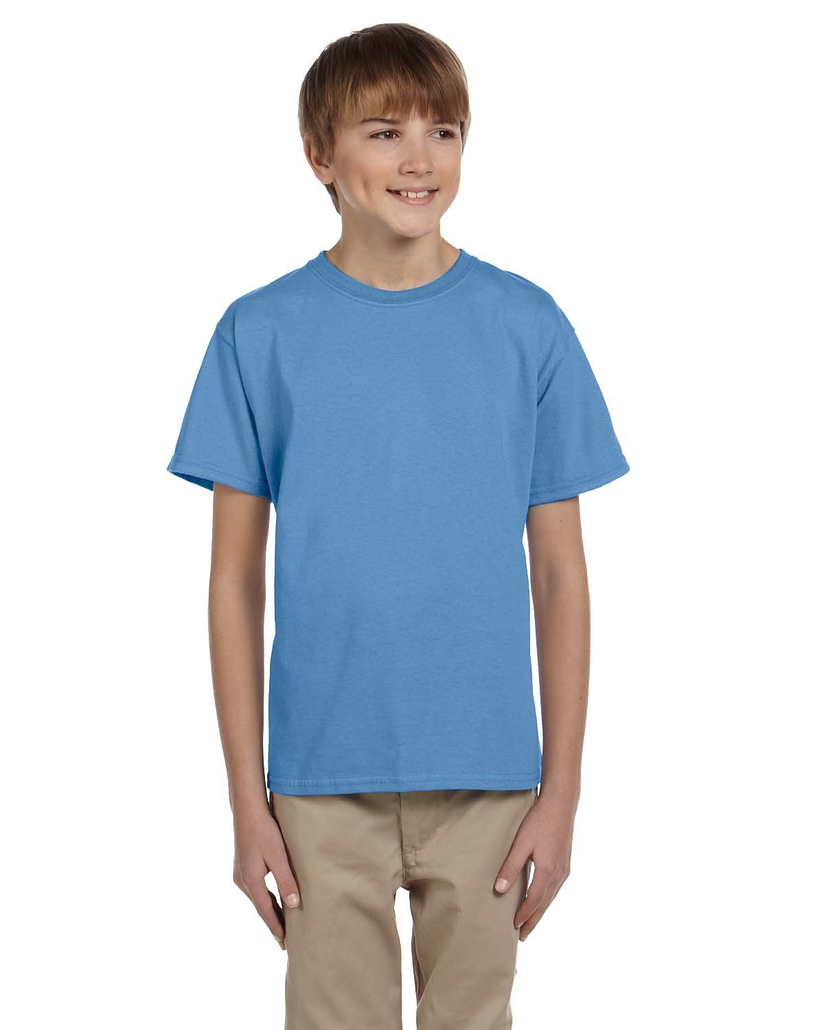 2 Pack Of Fruit of the Loom 3931B Youth HD Cotton T Shirt Stylish T-Shirt - Picture 14 of 46