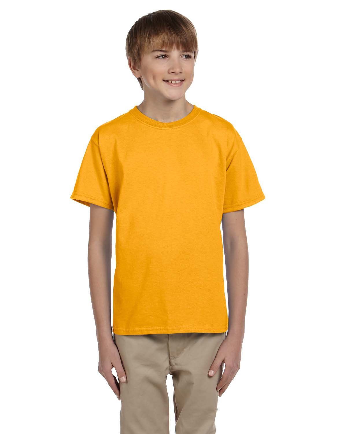 2 Pack Of Fruit of the Loom 3931B Youth HD Cotton T Shirt Stylish T-Shirt - Picture 19 of 46
