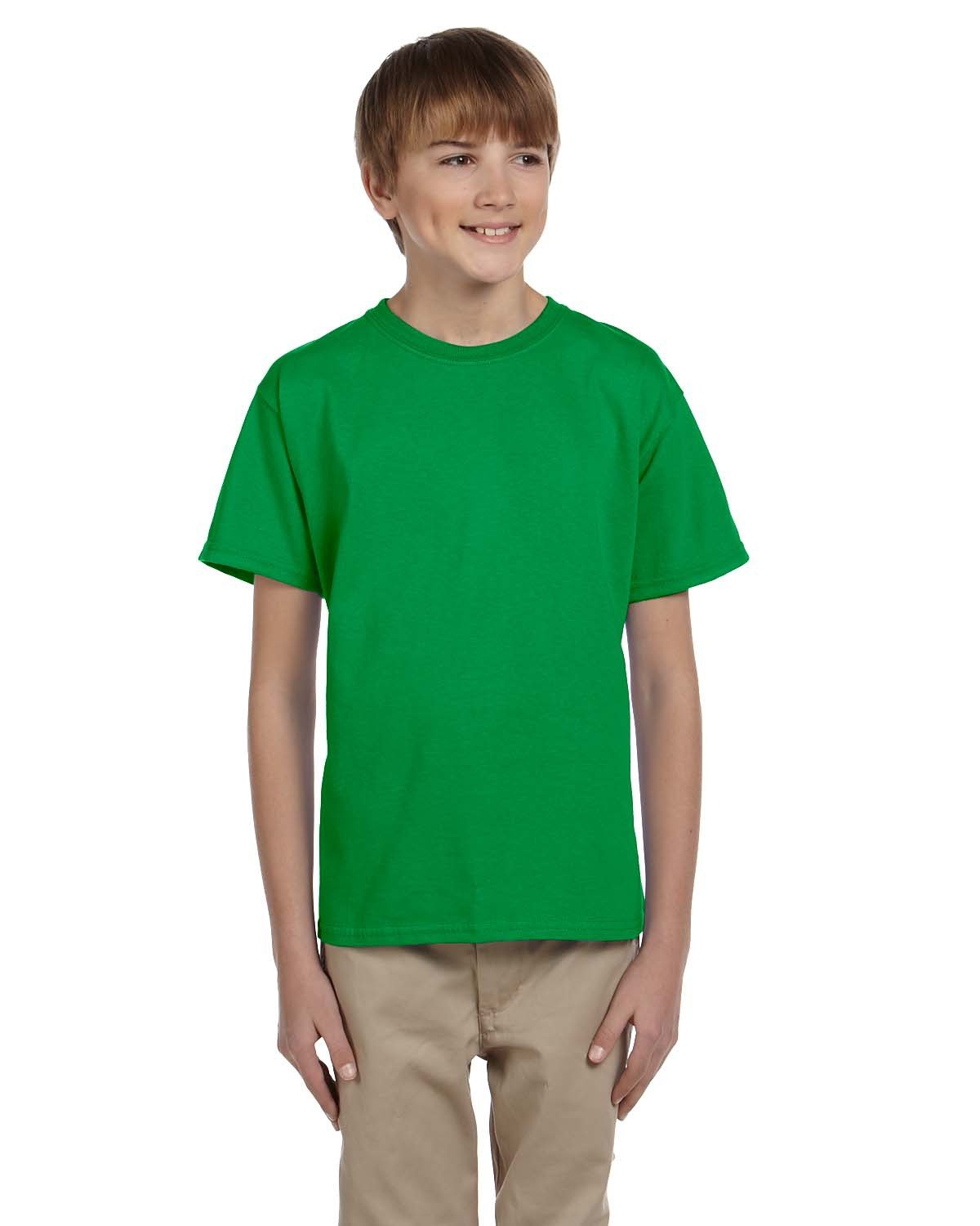 2 Pack Of Fruit of the Loom 3931B Youth HD Cotton T Shirt Stylish T-Shirt - Picture 21 of 46
