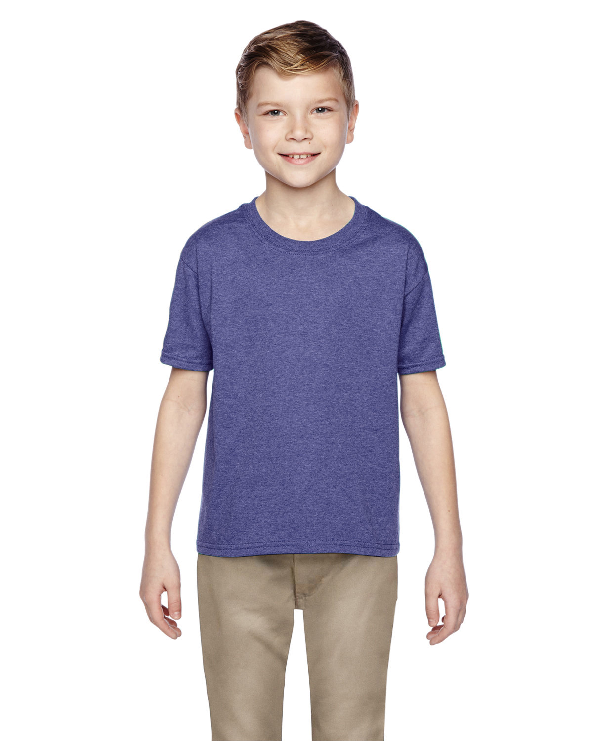 2 Pack Of Fruit of the Loom 3931B Youth HD Cotton T Shirt Stylish T-Shirt - Picture 35 of 46