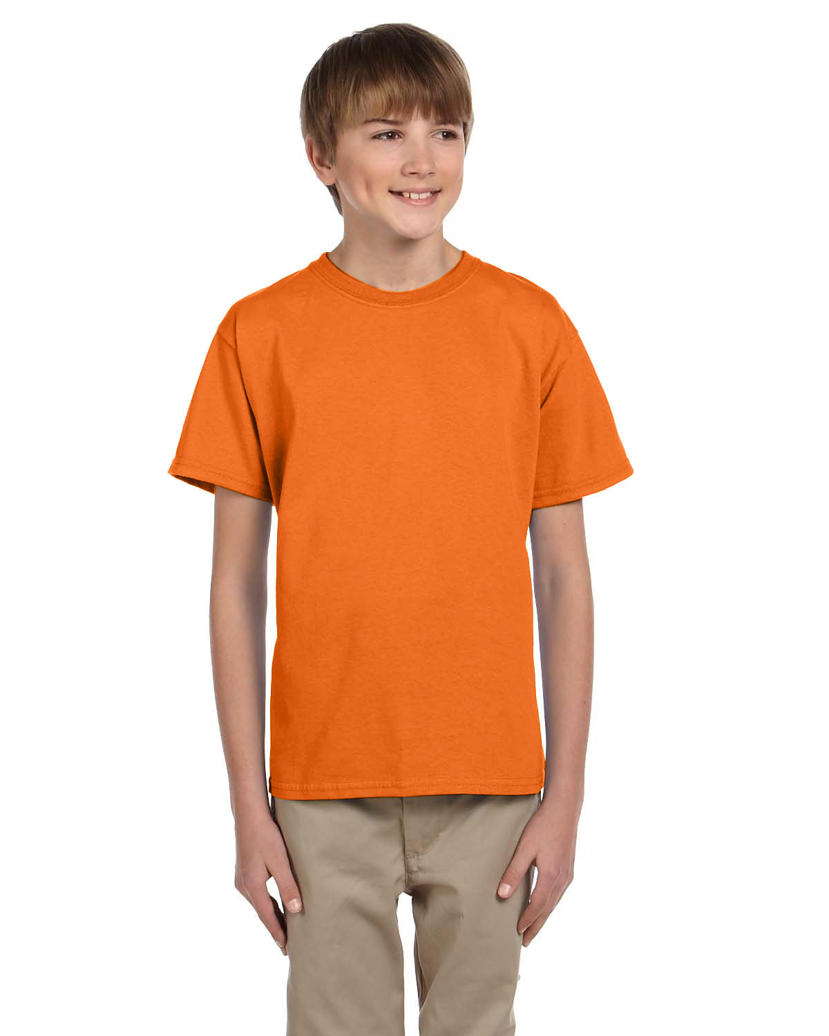 2 Pack Of Fruit of the Loom 3931B Youth HD Cotton T Shirt Stylish T-Shirt - Picture 39 of 46