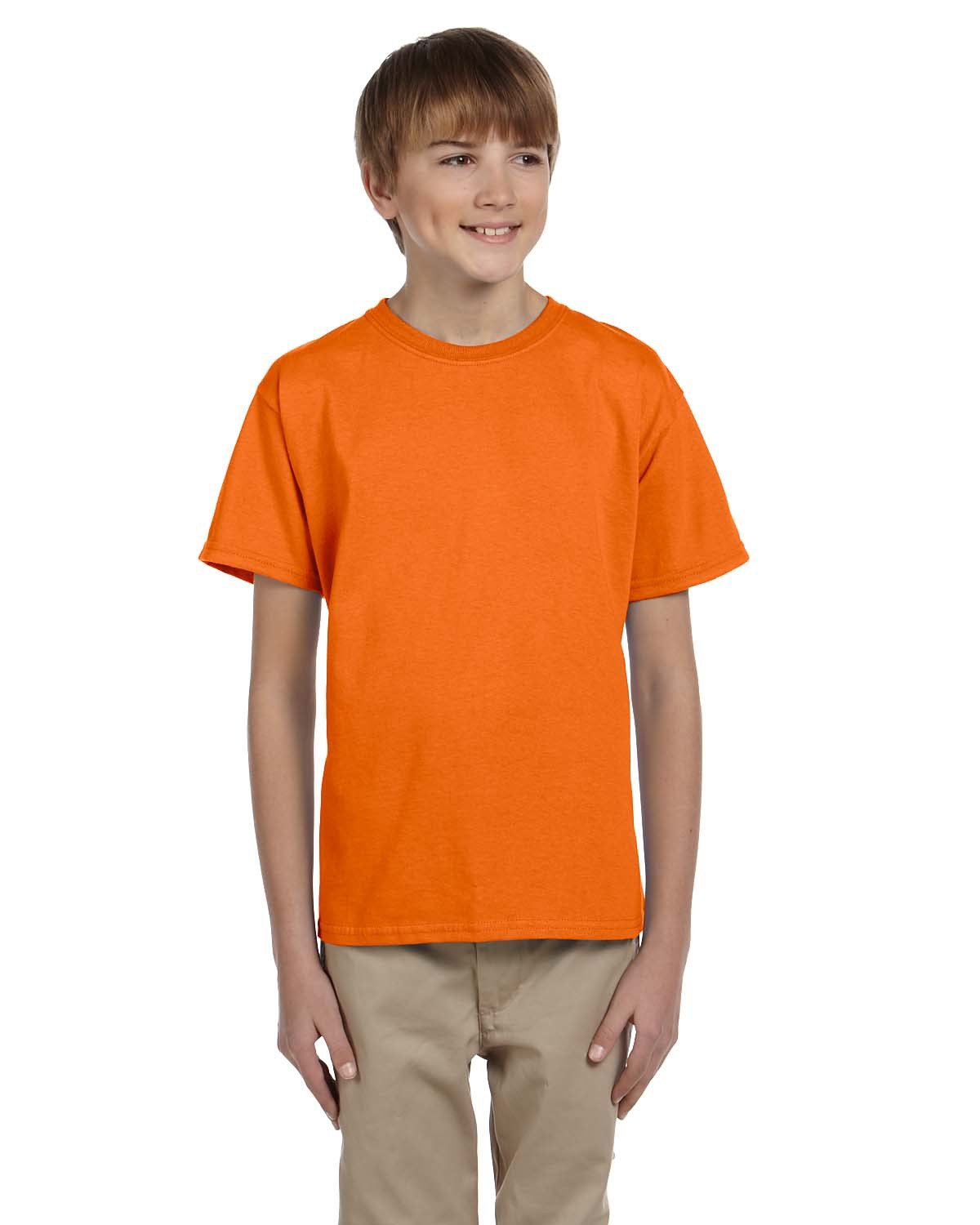 2 Pack Of Fruit of the Loom 3931B Youth HD Cotton T Shirt Stylish T-Shirt - Picture 42 of 46