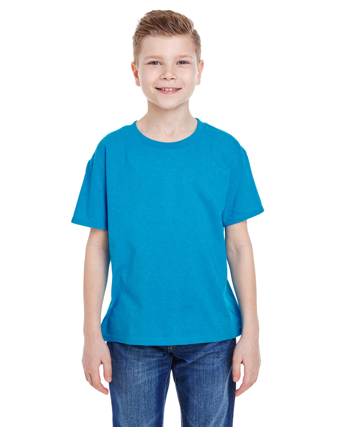 2 Pack Of Fruit of the Loom 3931B Youth HD Cotton T Shirt Stylish T-Shirt - Picture 44 of 46