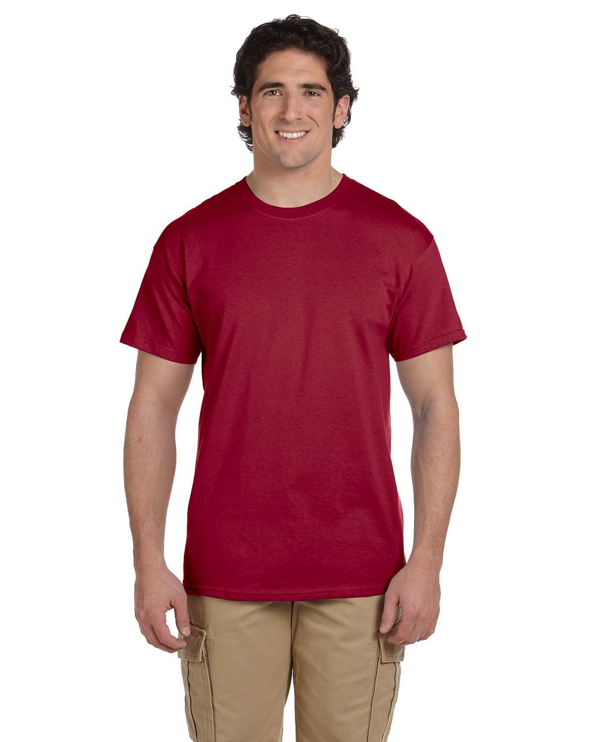 2 Pack Of Fruit of the Loom 3931 Adult HD Cotton T Shirt Stylish T-Shirt - Picture 11 of 62