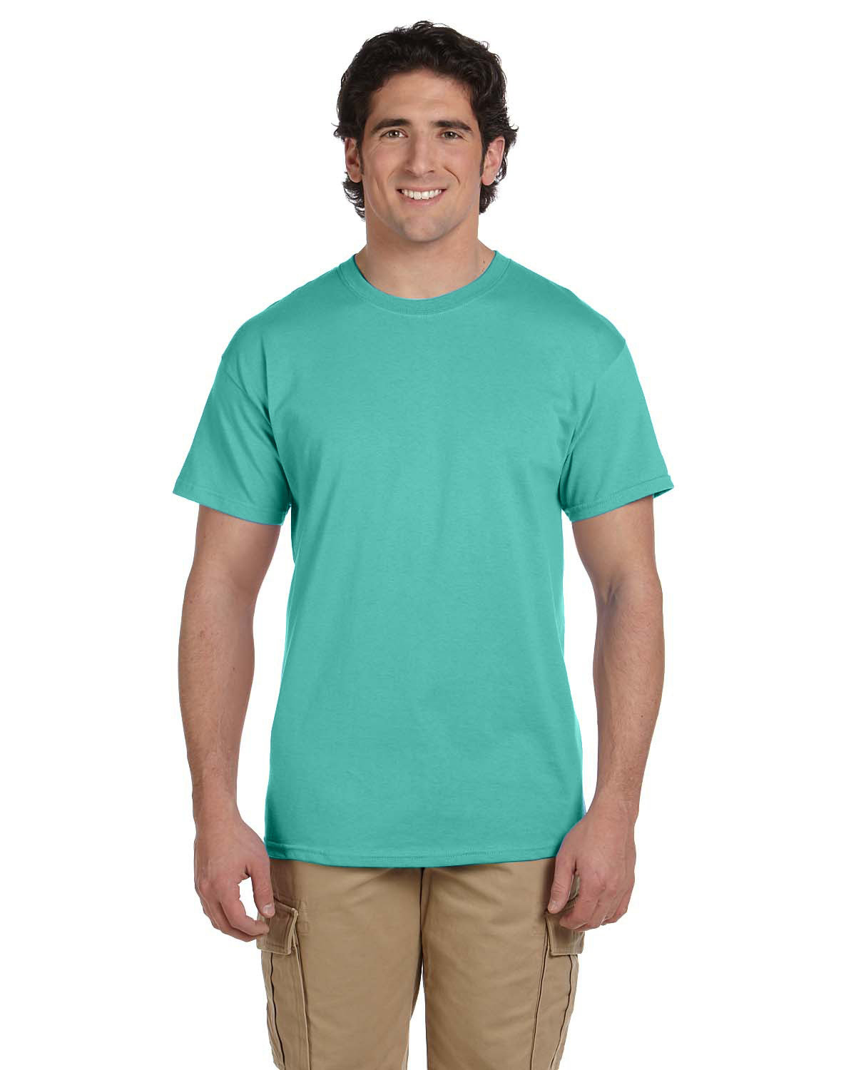 2 Pack Of Fruit of the Loom 3931 Adult HD Cotton T Shirt Stylish T-Shirt - Picture 18 of 62