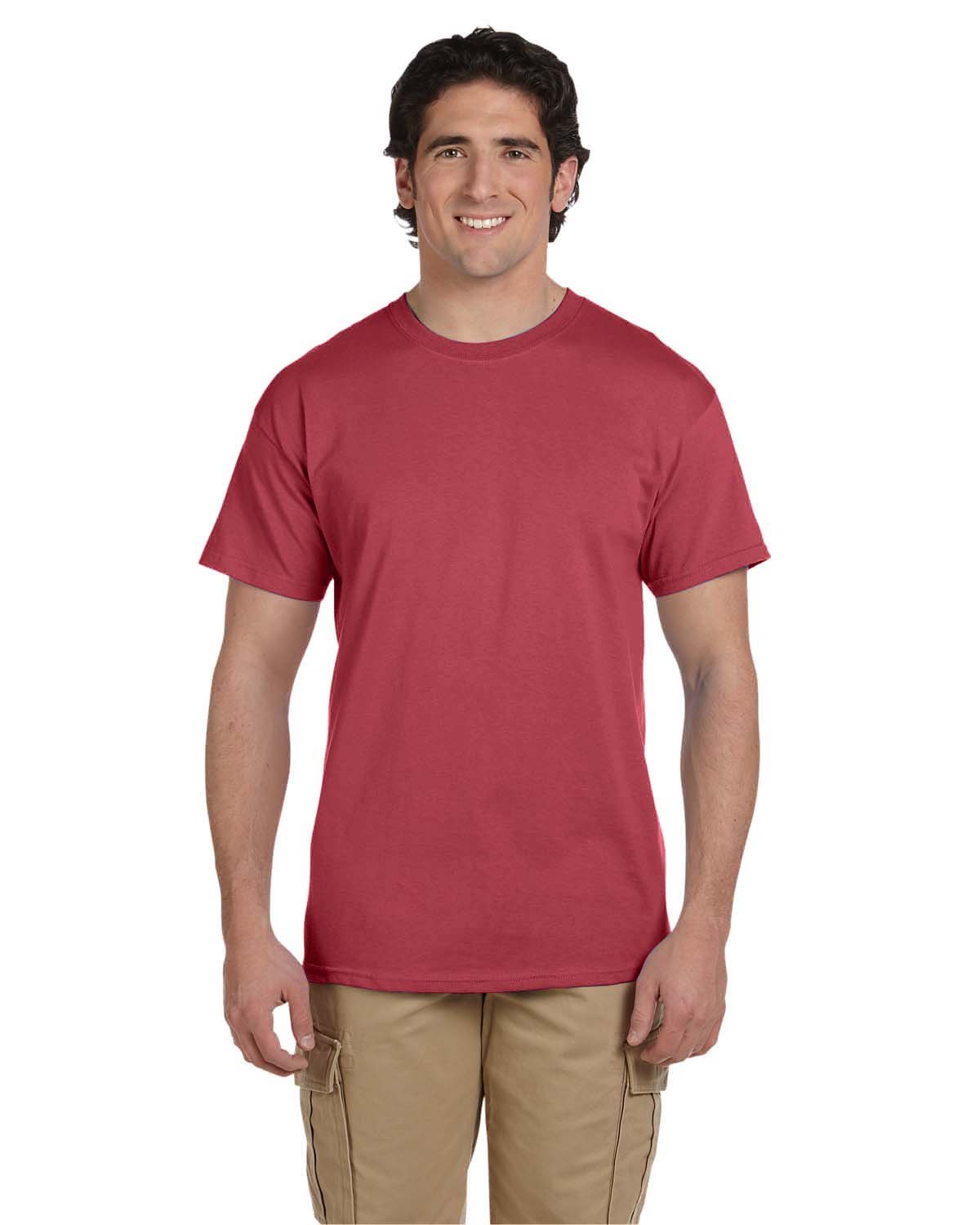 2 Pack Of Fruit of the Loom 3931 Adult HD Cotton T Shirt Stylish T-Shirt - Picture 19 of 62