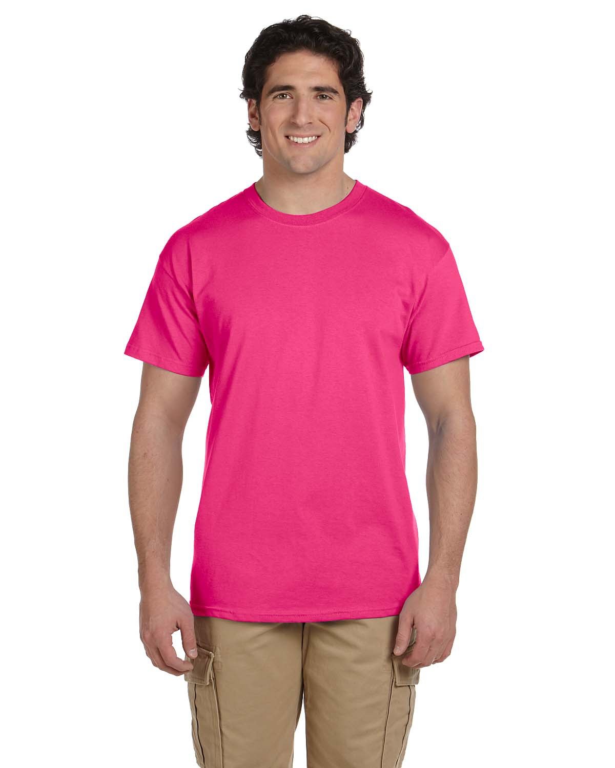 2 Pack Of Fruit of the Loom 3931 Adult HD Cotton T Shirt Stylish T-Shirt - Picture 20 of 62