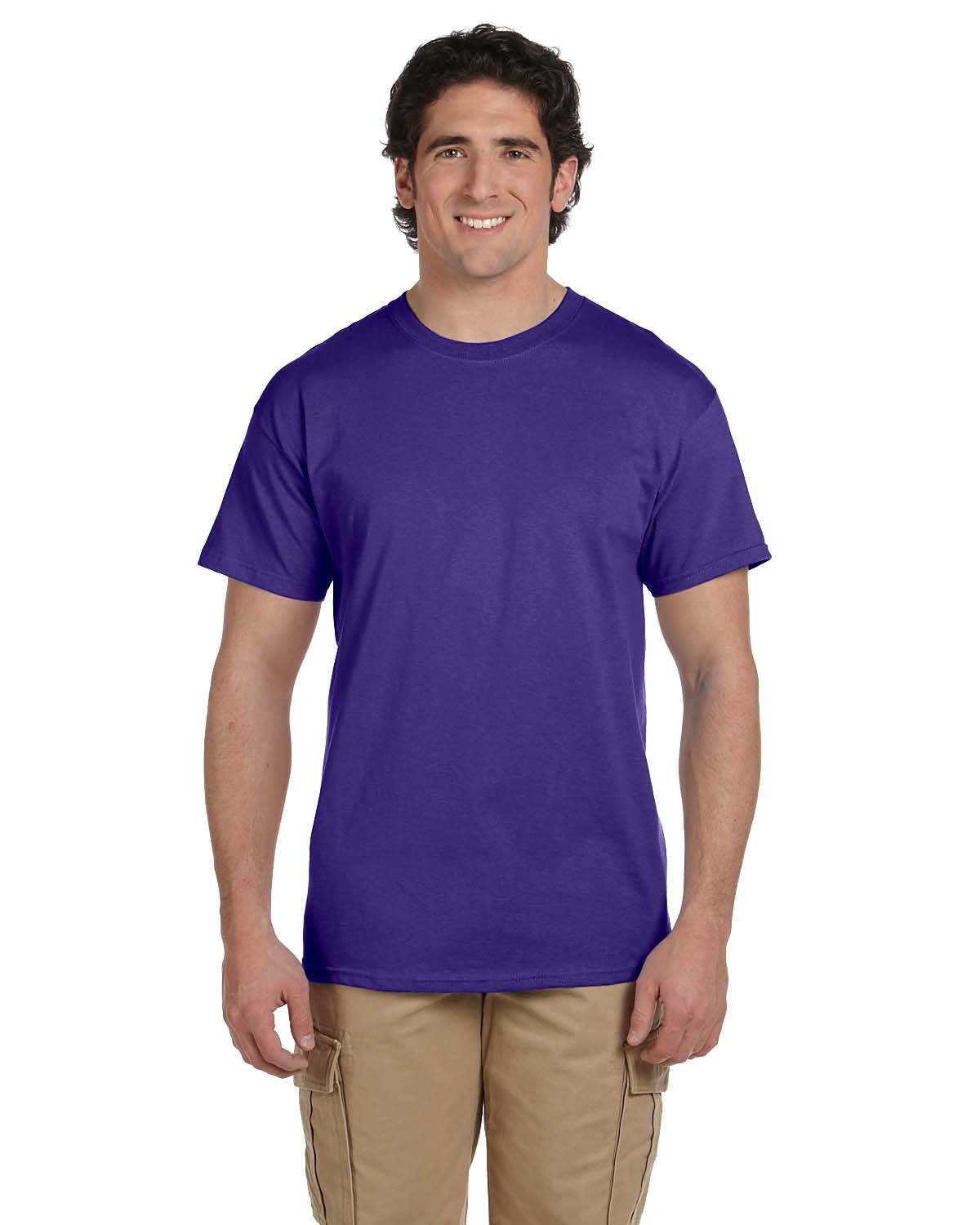 2 Pack Of Fruit of the Loom 3931 Adult HD Cotton T Shirt Stylish T-Shirt - Picture 21 of 62