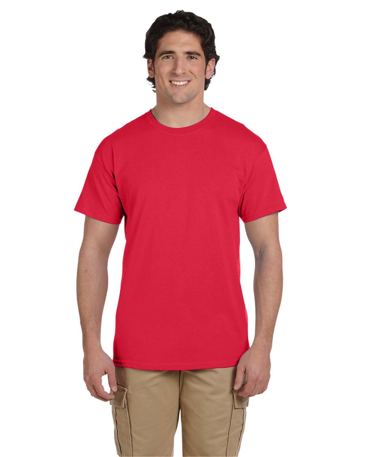 2 Pack Of Fruit of the Loom 3931 Adult HD Cotton T Shirt Stylish T-Shirt - Picture 23 of 62