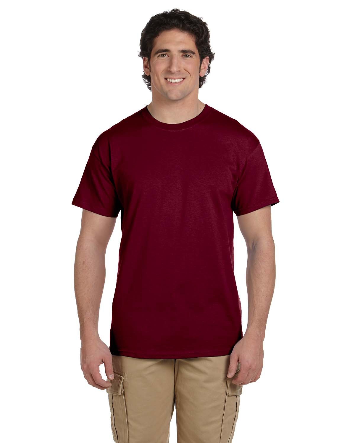 2 Pack Of Fruit of the Loom 3931 Adult HD Cotton T Shirt Stylish T-Shirt - Picture 34 of 62