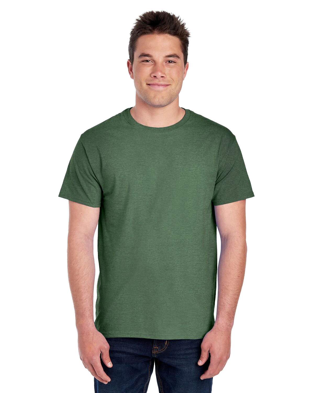 2 Pack Of Fruit of the Loom 3931 Adult HD Cotton T Shirt Stylish T-Shirt - Picture 36 of 62