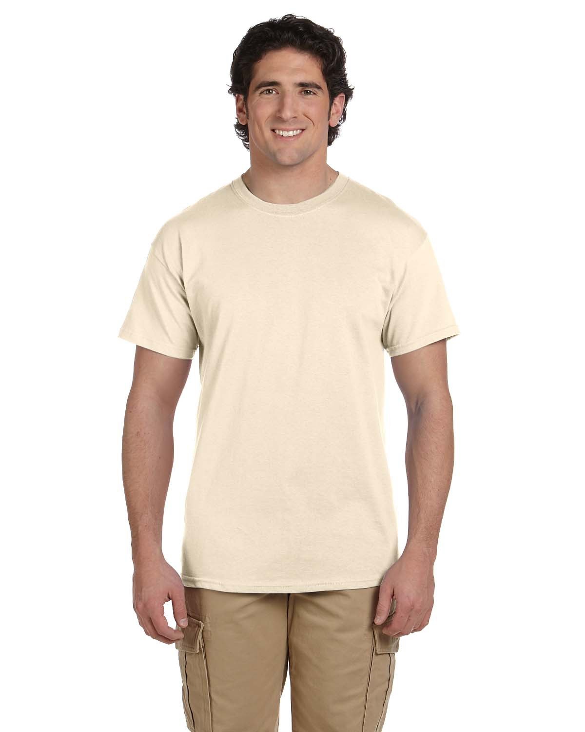 2 Pack Of Fruit of the Loom 3931 Adult HD Cotton T Shirt Stylish T-Shirt - Picture 37 of 62