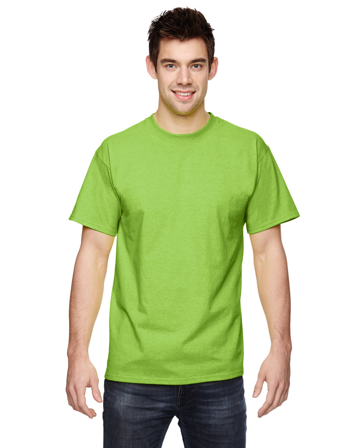 2 Pack Of Fruit of the Loom 3931 Adult HD Cotton T Shirt Stylish T-Shirt - Picture 38 of 62