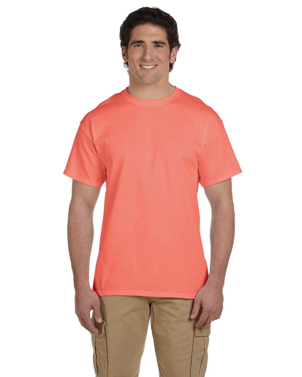 2 Pack Of Fruit of the Loom 3931 Adult HD Cotton T Shirt Stylish T-Shirt - Picture 44 of 62