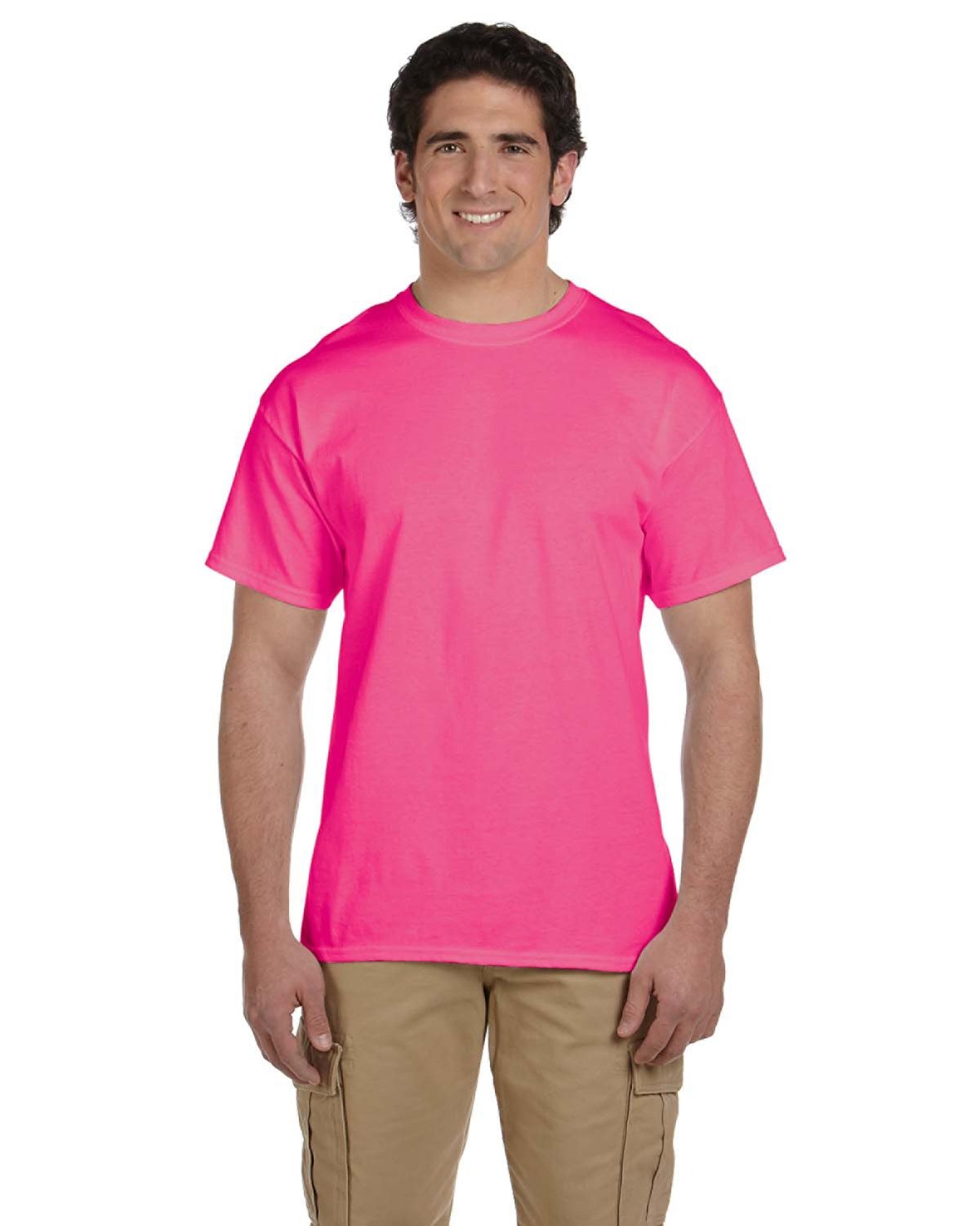 2 Pack Of Fruit of the Loom 3931 Adult HD Cotton T Shirt Stylish T-Shirt - Picture 46 of 62