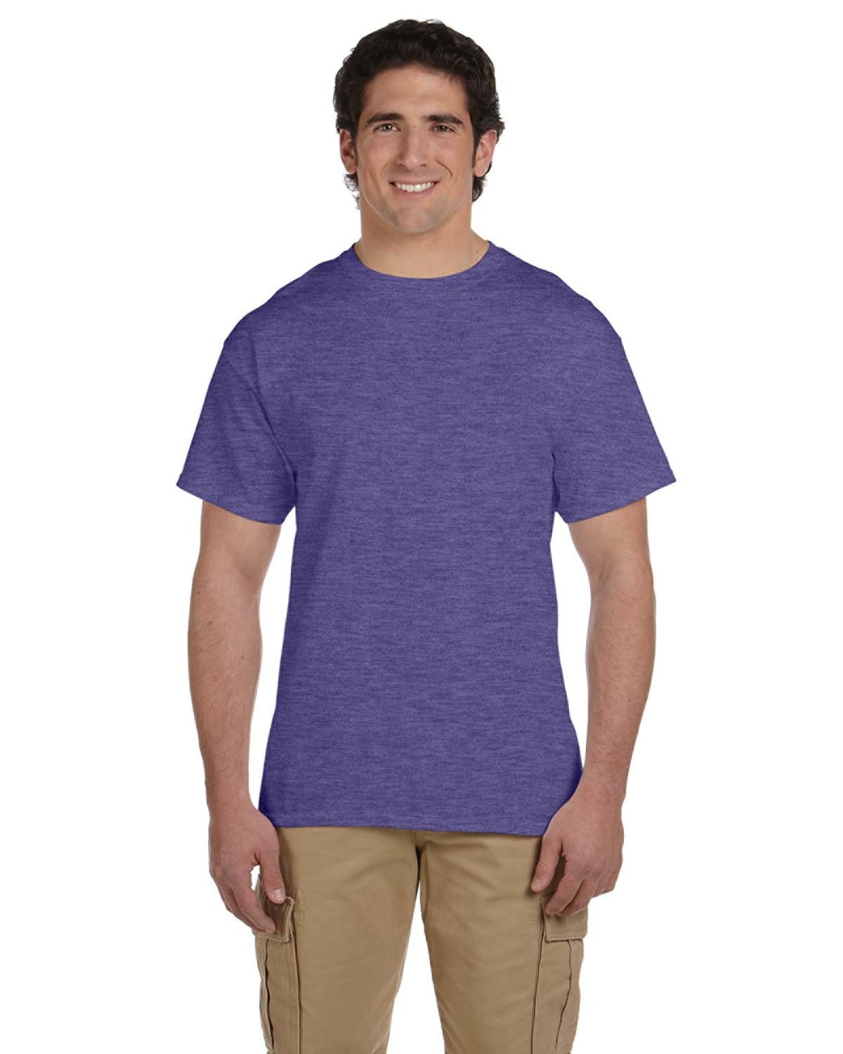 2 Pack Of Fruit of the Loom 3931 Adult HD Cotton T Shirt Stylish T-Shirt - Picture 47 of 62