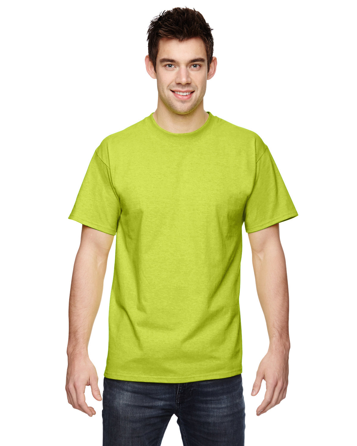 2 Pack Of Fruit of the Loom 3931 Adult HD Cotton T Shirt Stylish T-Shirt - Picture 51 of 62