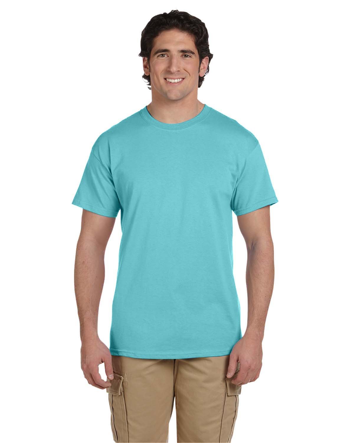 2 Pack Of Fruit of the Loom 3931 Adult HD Cotton T Shirt Stylish T-Shirt - Picture 54 of 62