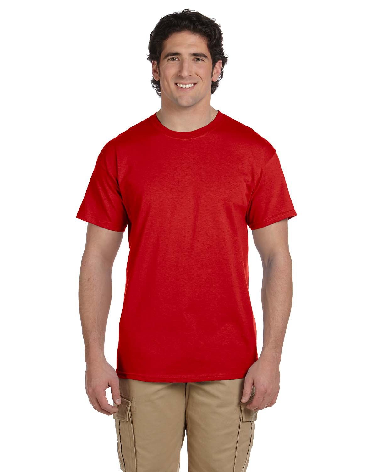 2 Pack Of Fruit of the Loom 3931 Adult HD Cotton T Shirt Stylish T-Shirt - Picture 58 of 62