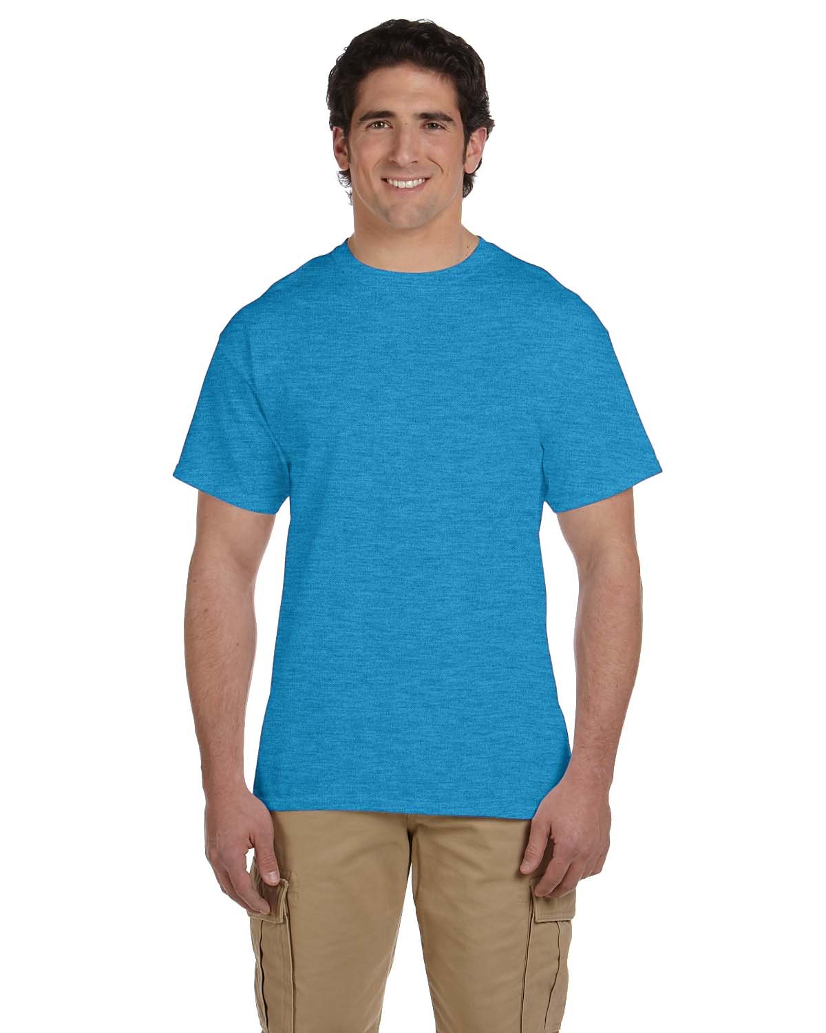 2 Pack Of Fruit of the Loom 3931 Adult HD Cotton T Shirt Stylish T-Shirt - Picture 59 of 62