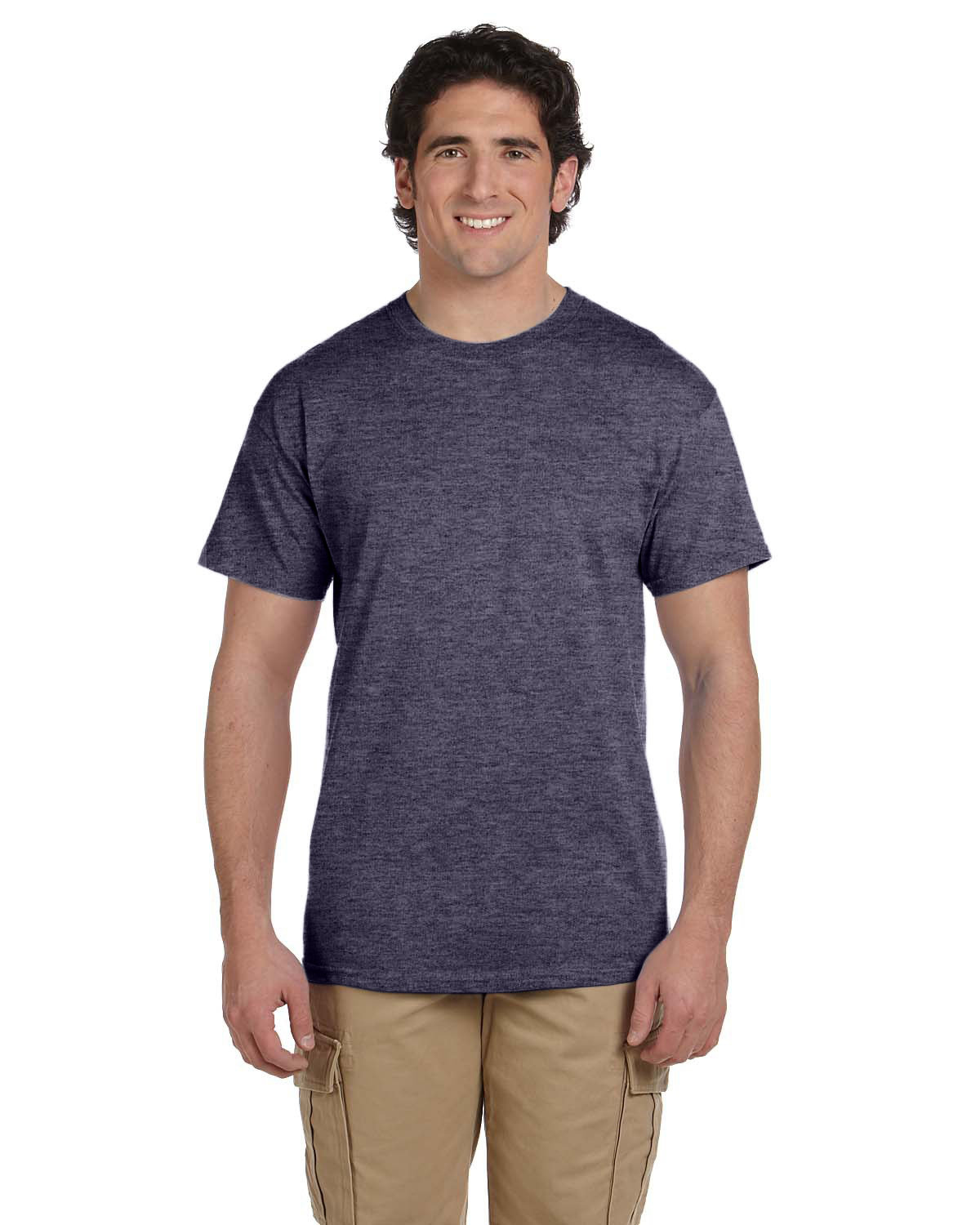 2 Pack Of Fruit of the Loom 3931 Adult HD Cotton T Shirt Stylish T-Shirt - Picture 60 of 62