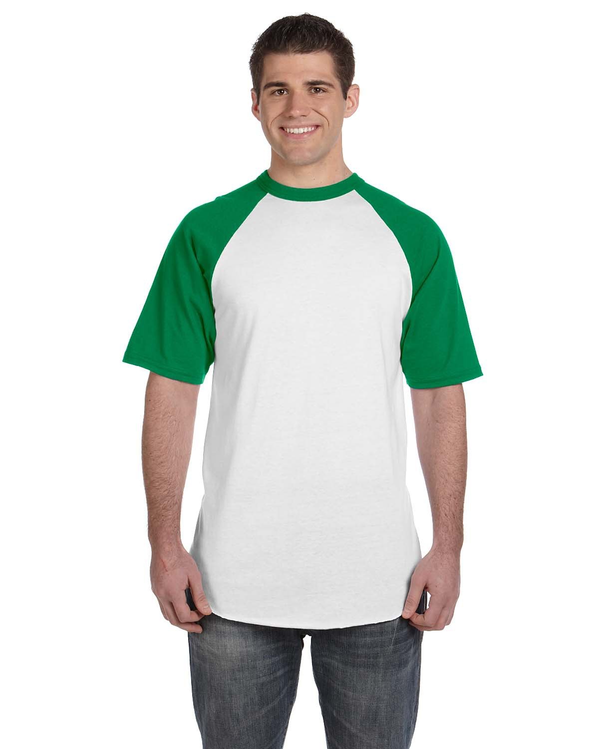2 Pack Of Augusta Sportswear 423 Adult Short Sleeve Baseball Jersey T Shirt - Picture 11 of 17