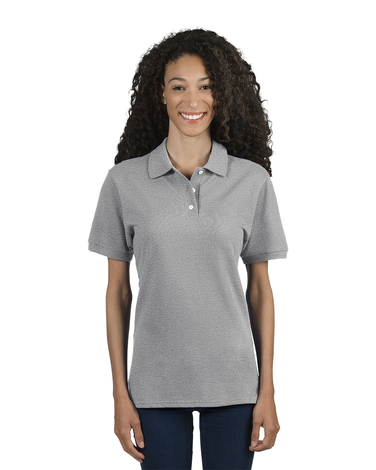 Jerzees 443WR Ladies Premium Ringspun Cotton Comfort Tagless Label Pique Polo